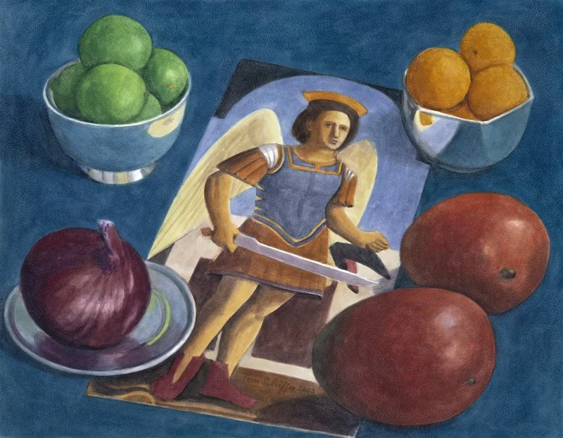 Still Life with Archangel Michael by Piero