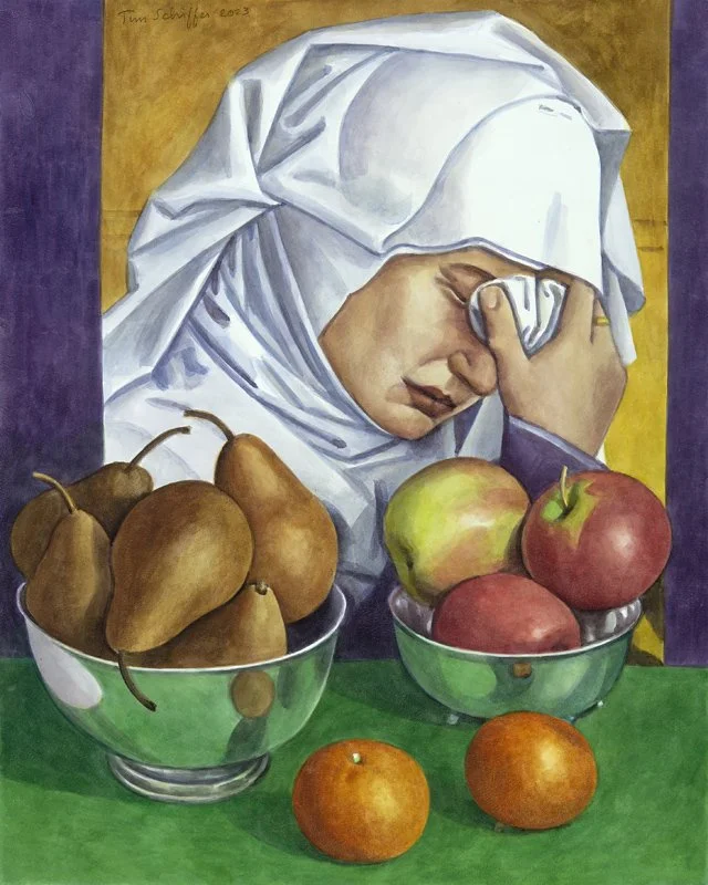 Still Life with Weeping Woman by Van der Weyden