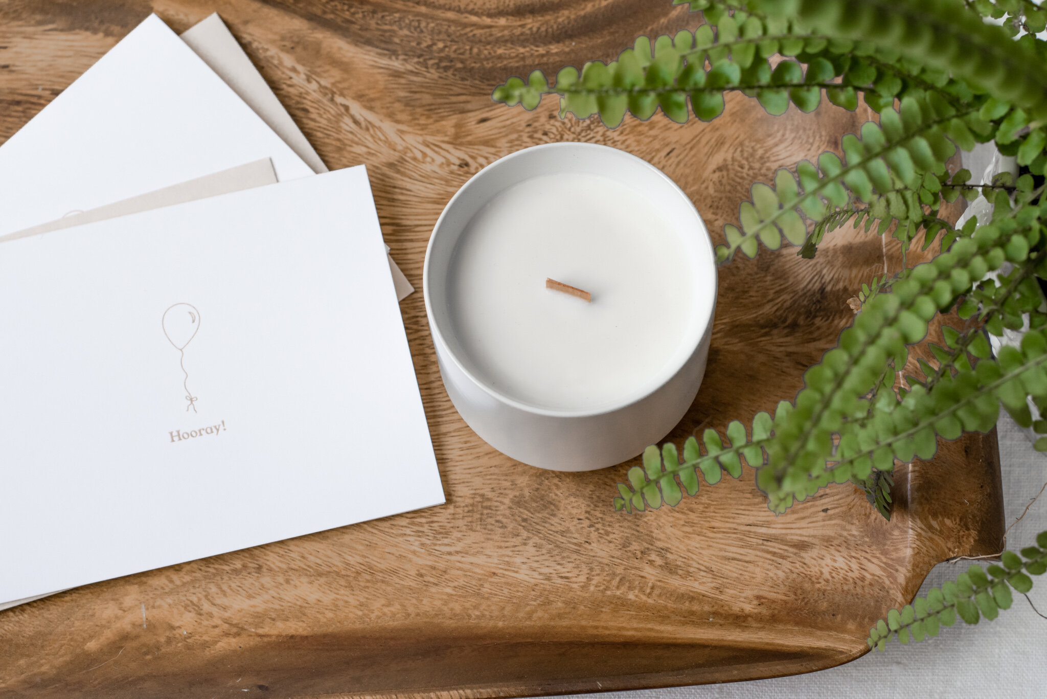 Citrus Soy Candle with Wood Wick