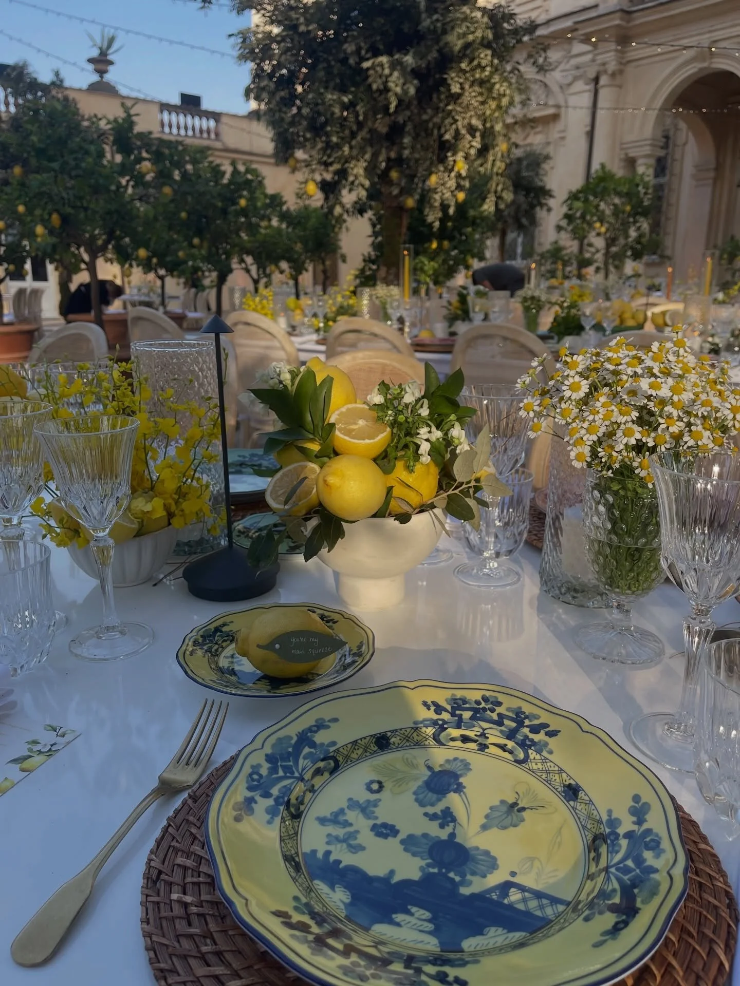 Dreaming of Italy today and can&rsquo;t wait to go back! The incredible people, the beautiful scenery, the amazing Italian tabletop items, the delicious food offerings, and of course, all of the LEMONS 🍋 make this a top place for our clients! Who wa