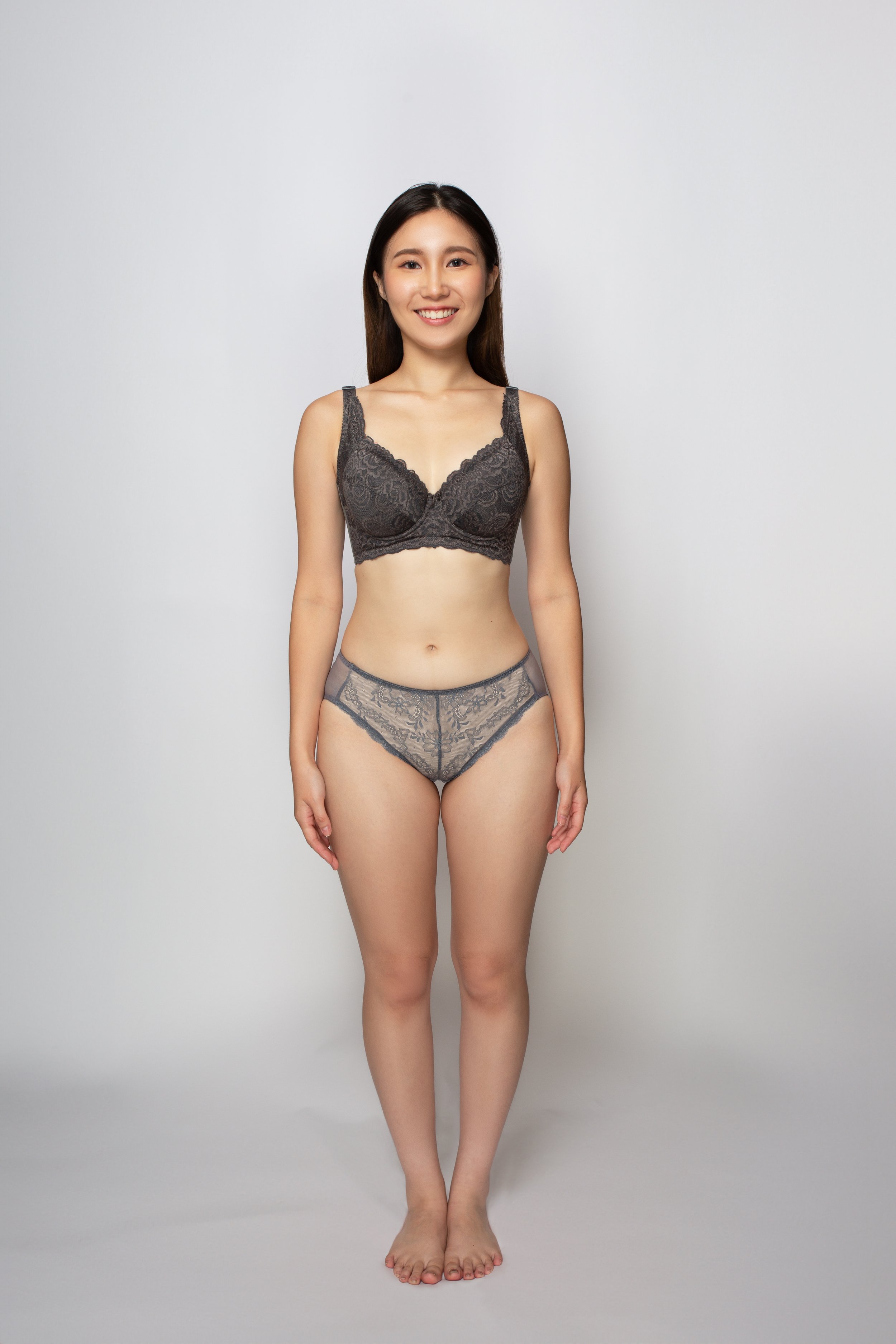 Full Cover Lace Grey