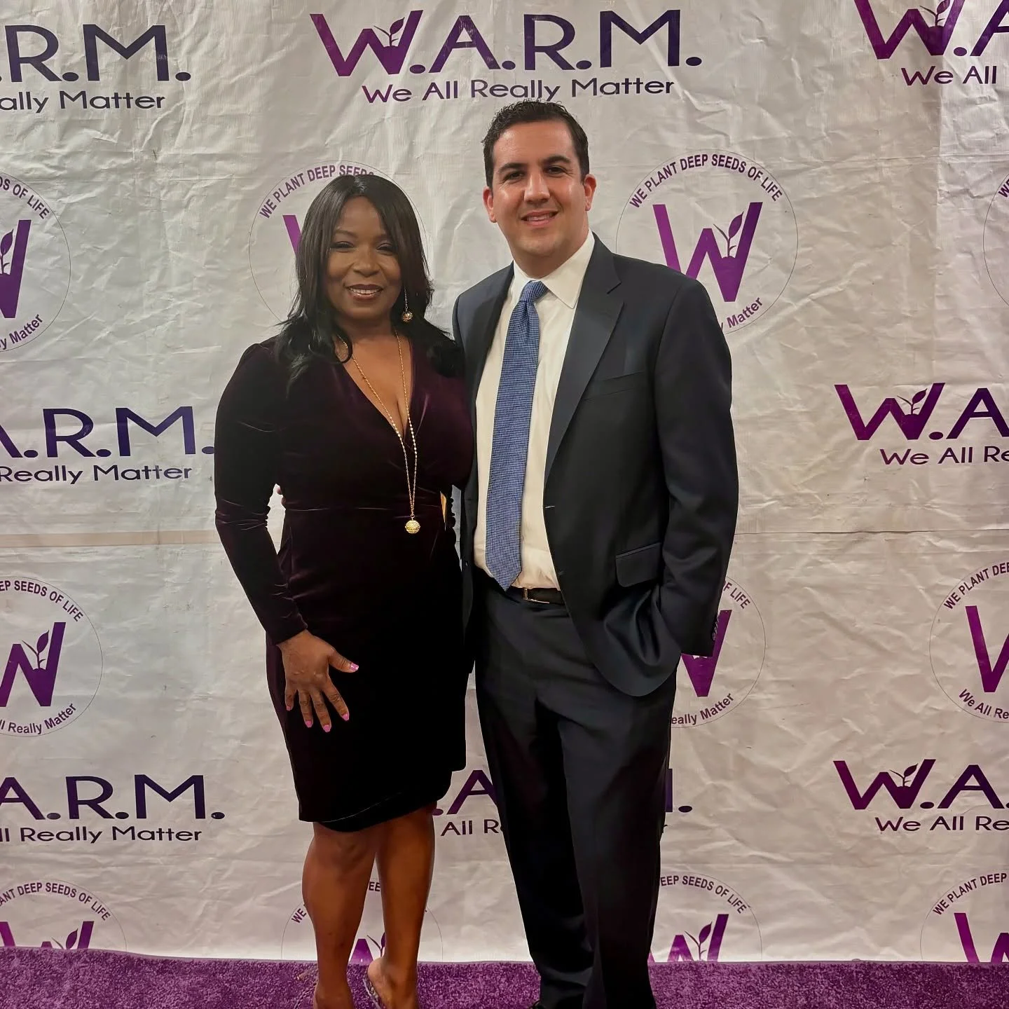 Celebrating the true heroes in our community! @warmnyc and Stephanie McGraw (@stephanienyc) inspire us all with their selfless leadership and dedication. Looking forward to many more years of collaboration with @warmnyc and watching Stephanie receive