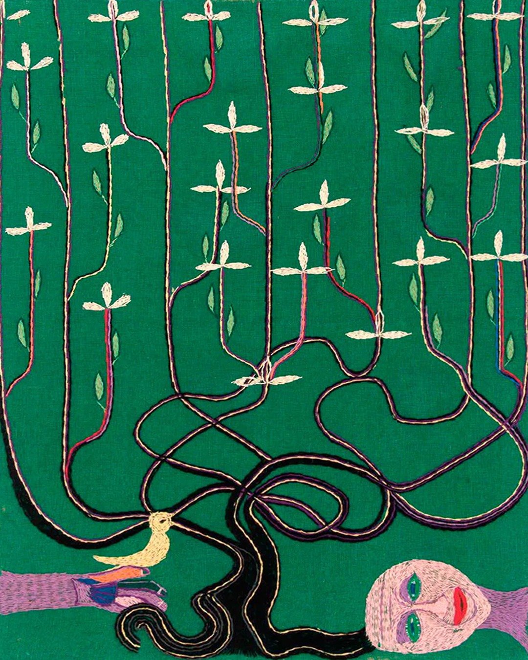 🇨🇱 After becoming internationally known for her music career, Violeta Parra picked up a thread and needle and began embroidering away with whatever scraps she had on hand.

&ldquo;Tree of Life&rdquo; is one of our favorites (a theme we love!) and i