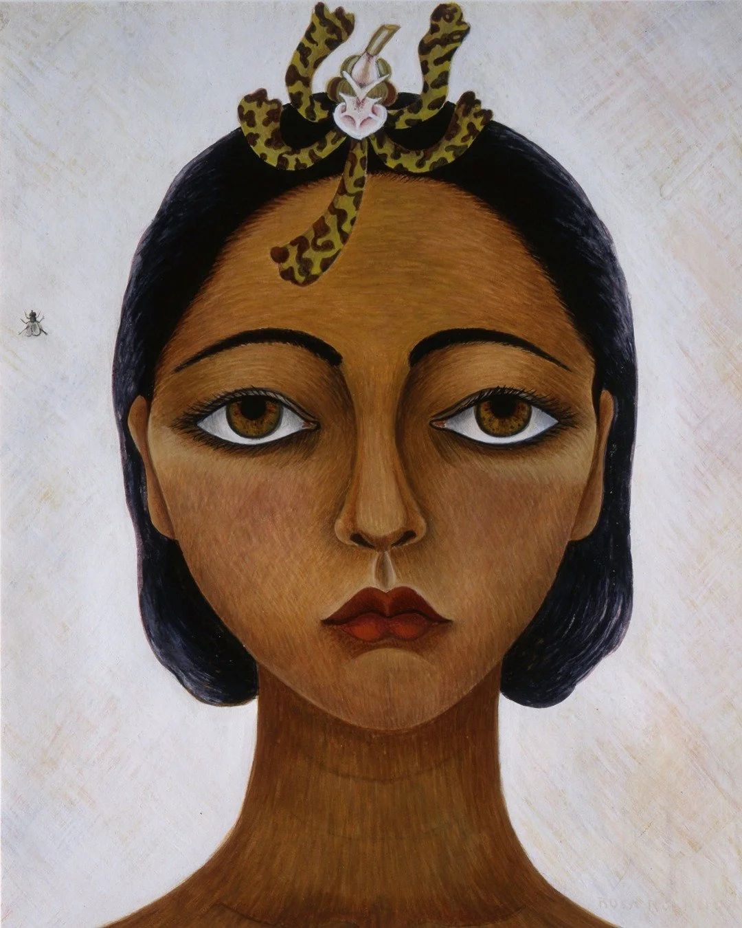 🪰 Thanks to this self-portrait by Rosa Rolanda, we found out there's a long history of flies being featured in paintings.

Musca depicta means &quot;painted fly&quot; in Latin and throughout art history, artists have painted them in le trompe-l'&oel