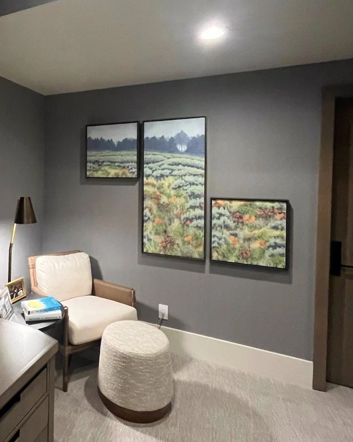 Just got this lovely pic from @gallerymar of a recent install. I'm loving this and had no idea it could be hung this way.