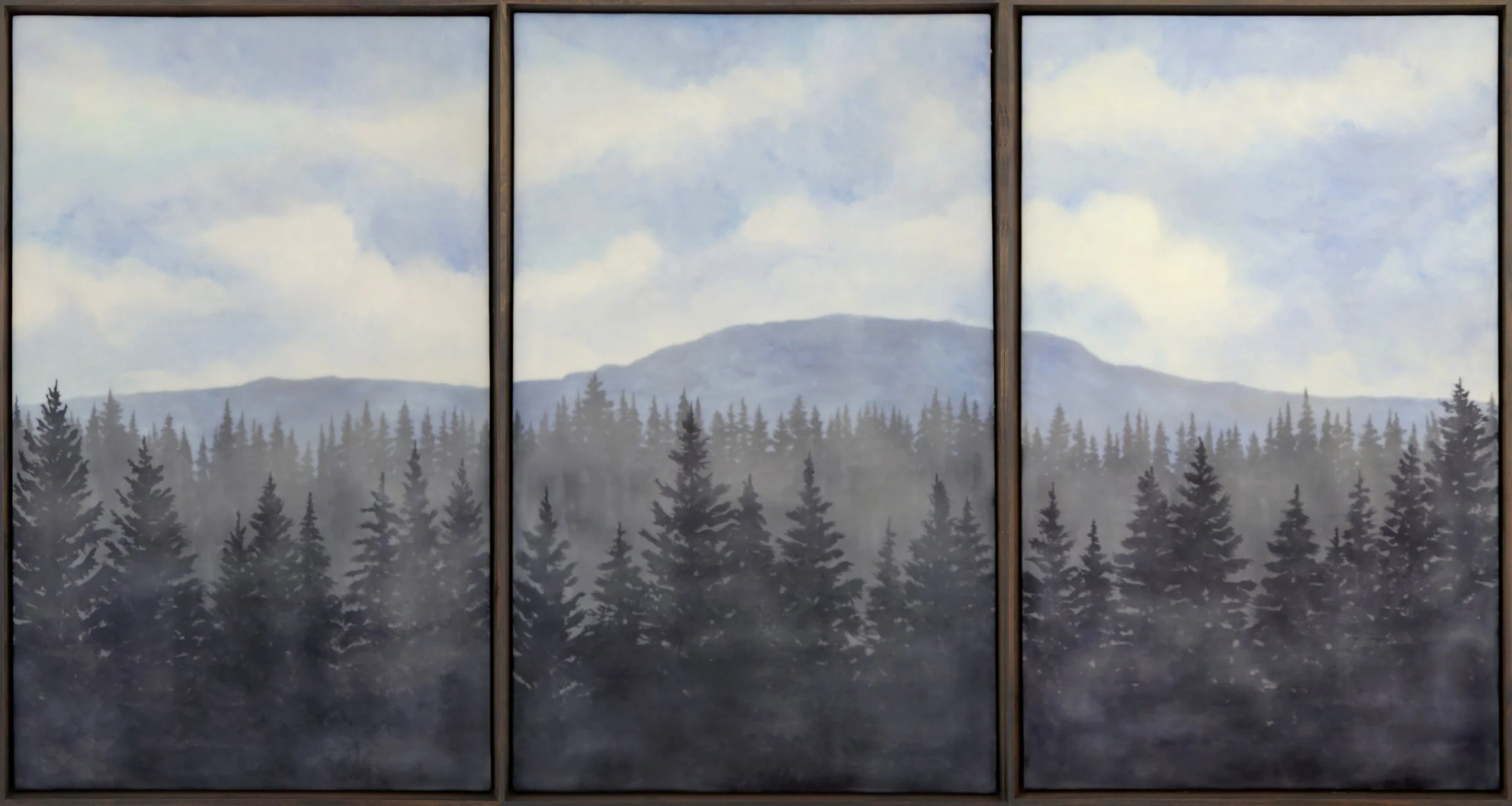 "Instructions For Living A Life" | 40x75 in triptych