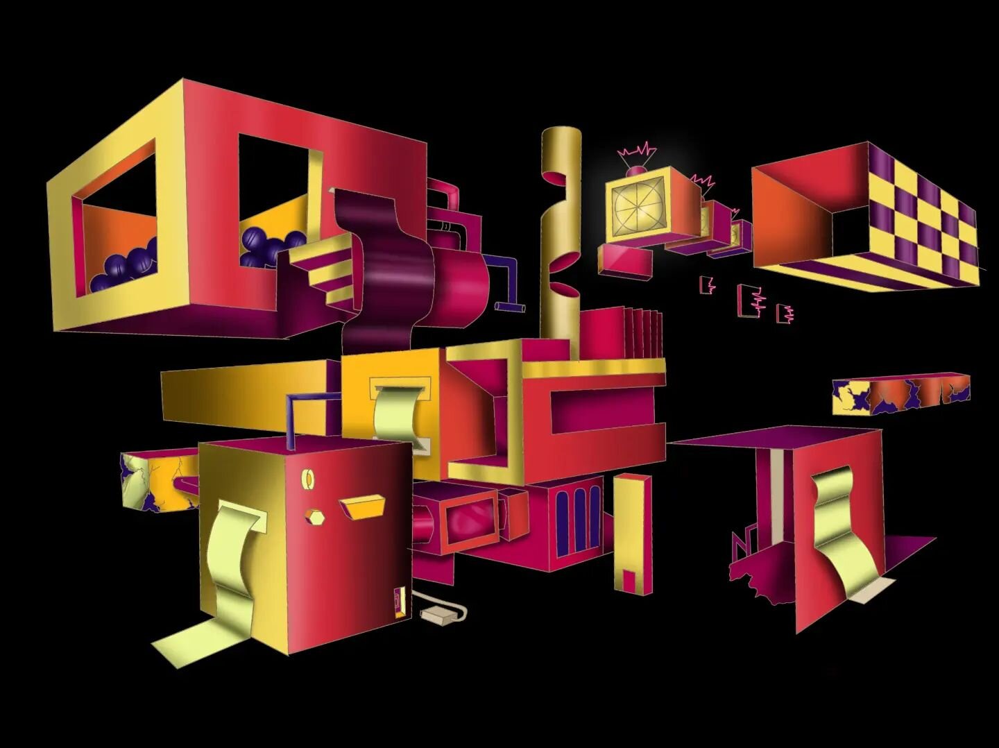 Still figuring this one out...

#digital #perspectivedrawing #digitalartist #digitaldrawing #colorful #surreal #abstract #surrealism #techspressionism #techspressionist