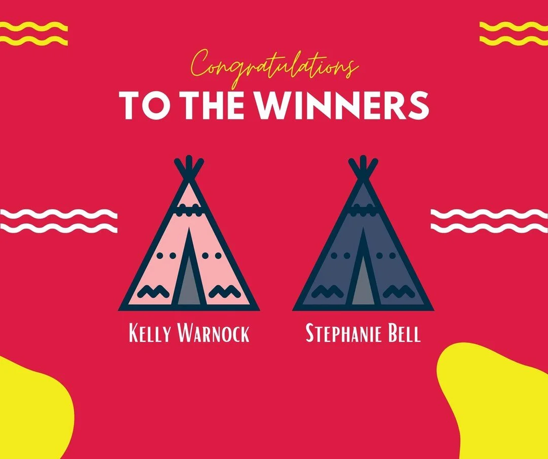A massive congratulations to our Sweet Slumbers Teepee Party winners Kelly Warnock &amp; Stephanie Bell 💜