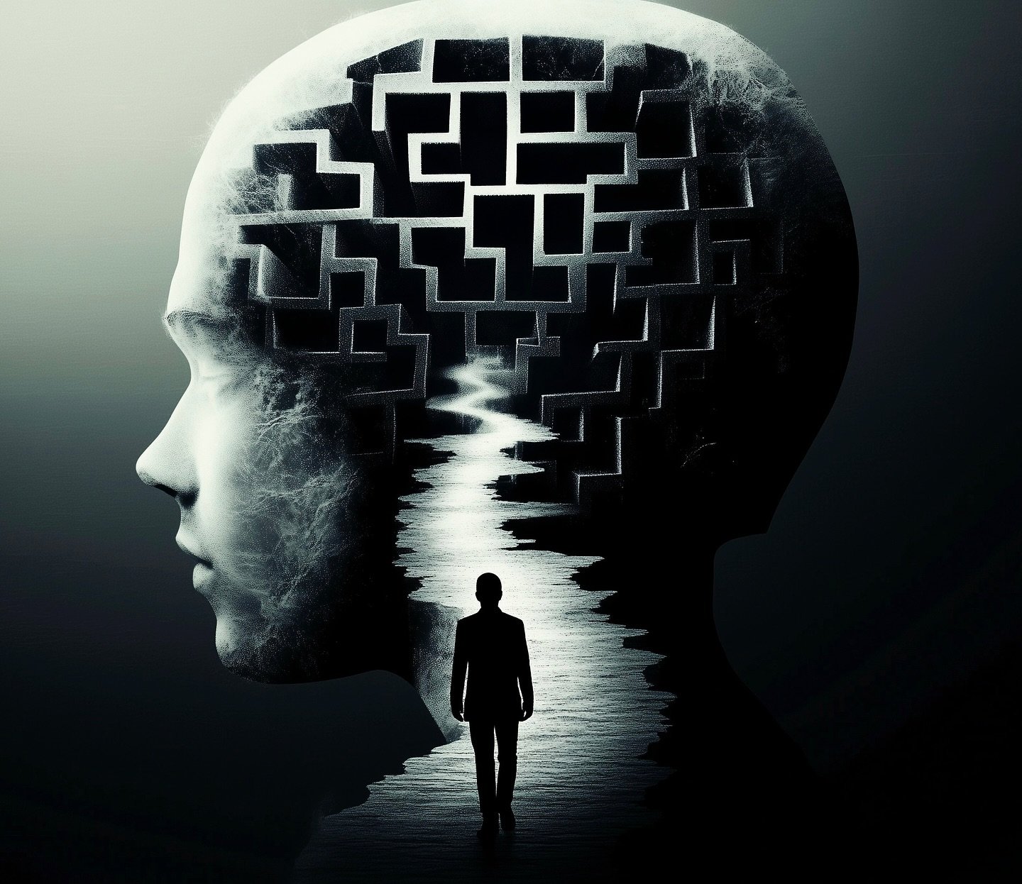 What if your own mind felt like a labyrinth?

A twisting, looping puzzle of doubts, fears, decisions&mdash;and no clear exit.

𝗔 𝗽𝗲𝗿𝘀𝗼𝗻 𝘁𝗿𝗮𝗽𝗽𝗲𝗱 𝗶𝗻𝘀𝗶𝗱𝗲 𝘁𝗵𝗲𝗶𝗿 𝘁𝗵𝗼𝘂𝗴𝗵𝘁𝘀.
Their brain isn&rsquo;t just thinking&mdash;it&rsq