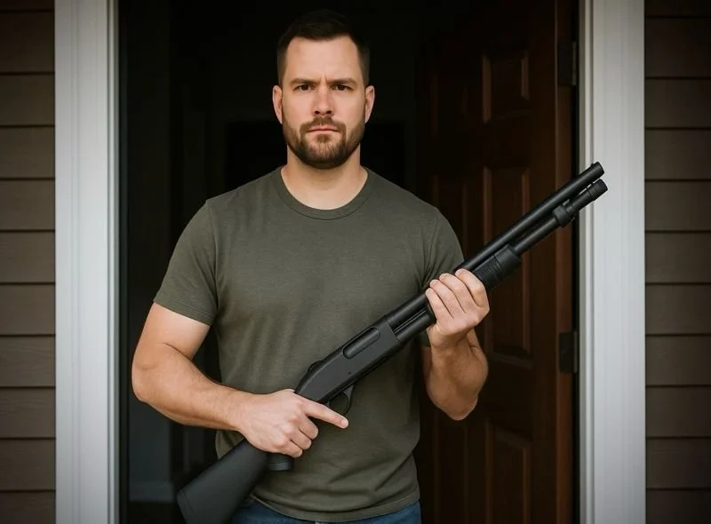 Will the loud rack of your shotgun keep your family safe when an intruder shows up?