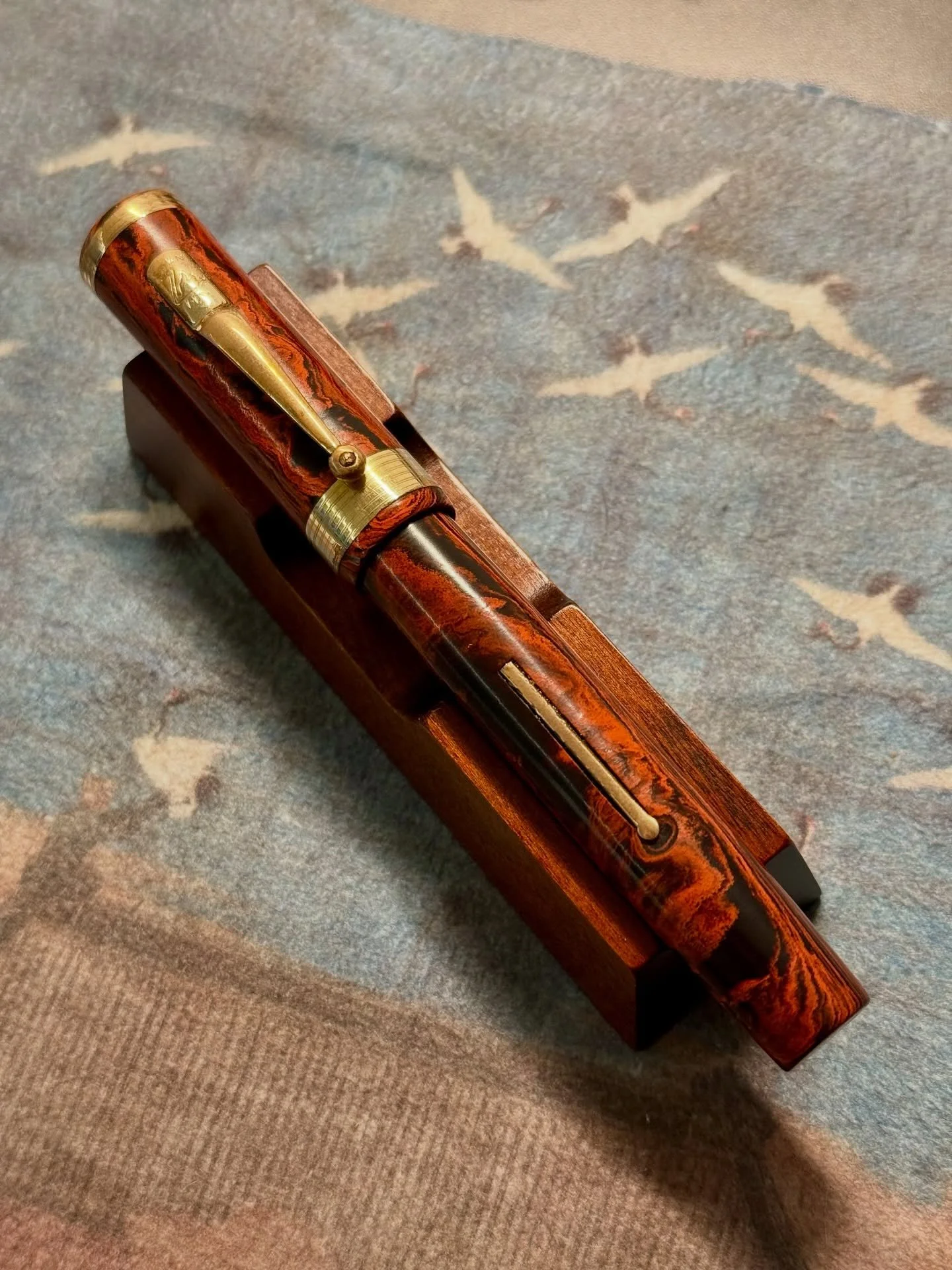 An incredible restoration that took 2-3 days of active work over the course of 2 months. An amazing Mabie Todd with a #8 nib, something we rarely ever get a chance to hold in the USA, and likely even more rare as the flow of pens from the EU and UK s