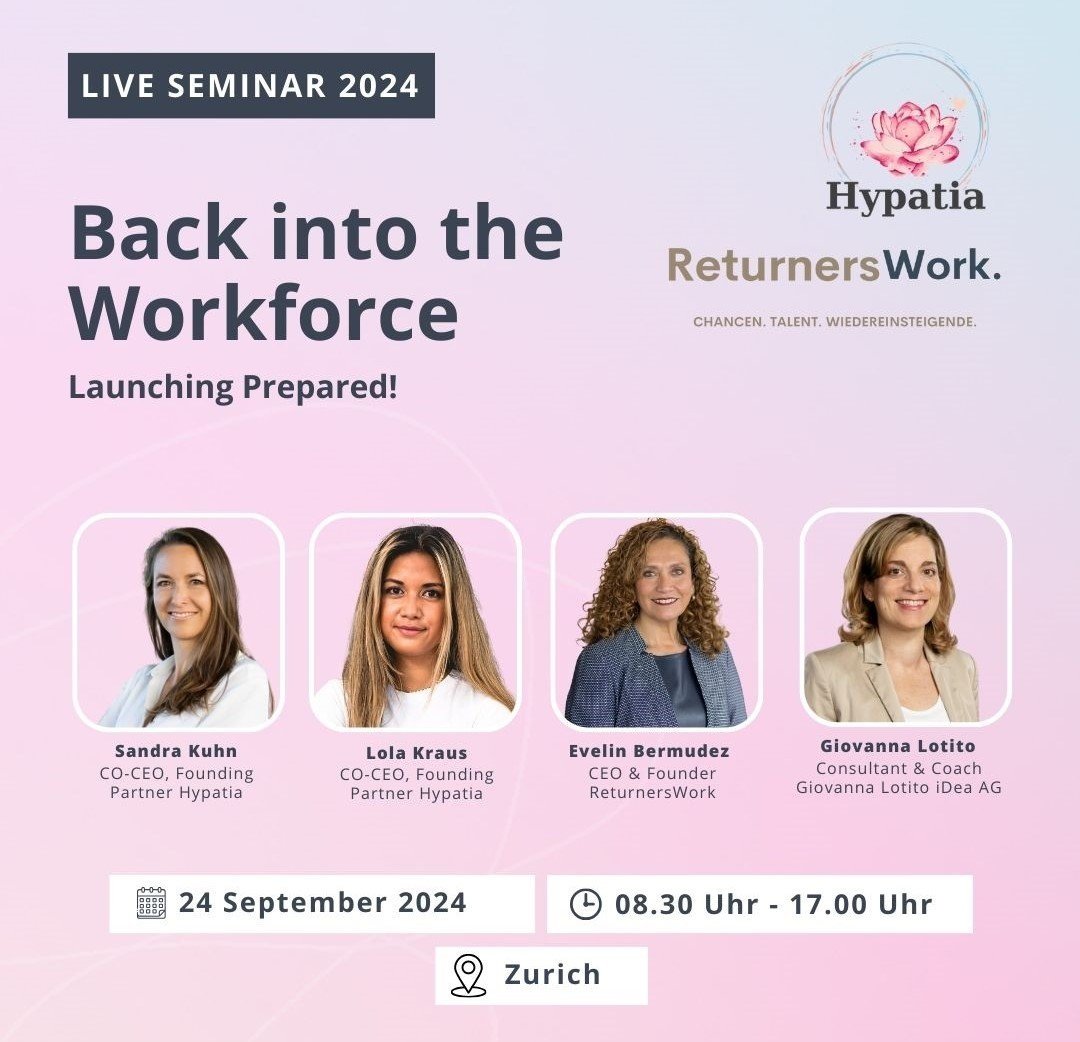 Seminar: Back into the Workforce