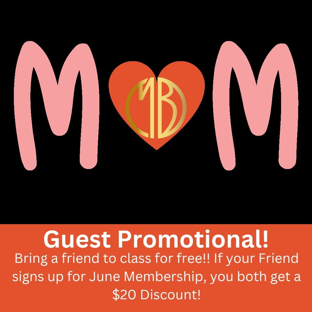 Let's beat the heat with some cool promotions! Next week or the week after, current members can bring their friends for FREE to any class they attend and try out additional classes at no cost. Plus, if your friend signs up for June membership, you bo