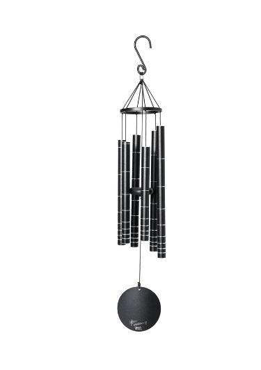 Wind Chime Black and Silver Small