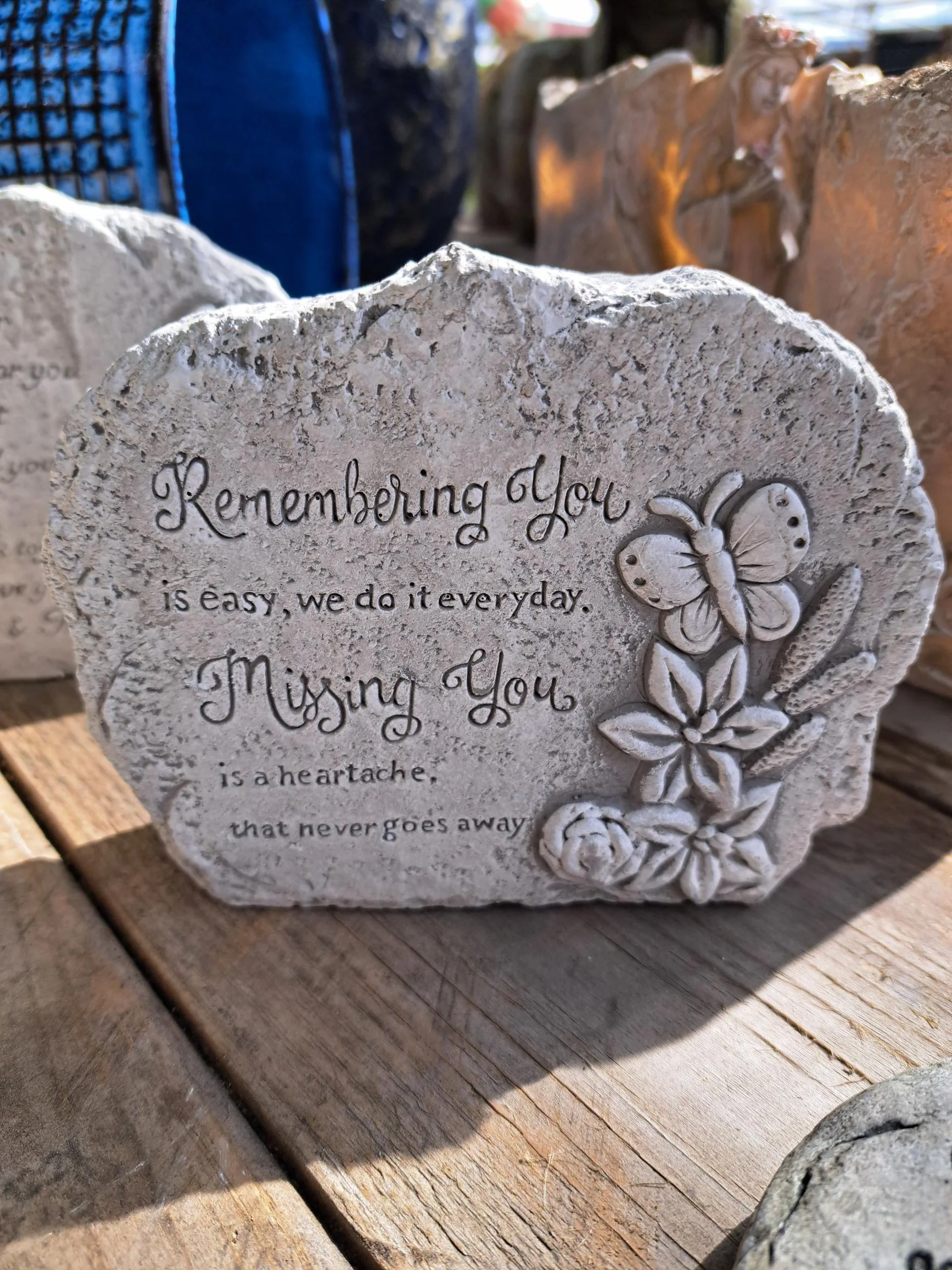 Memorial Plaque 'Remembering you'