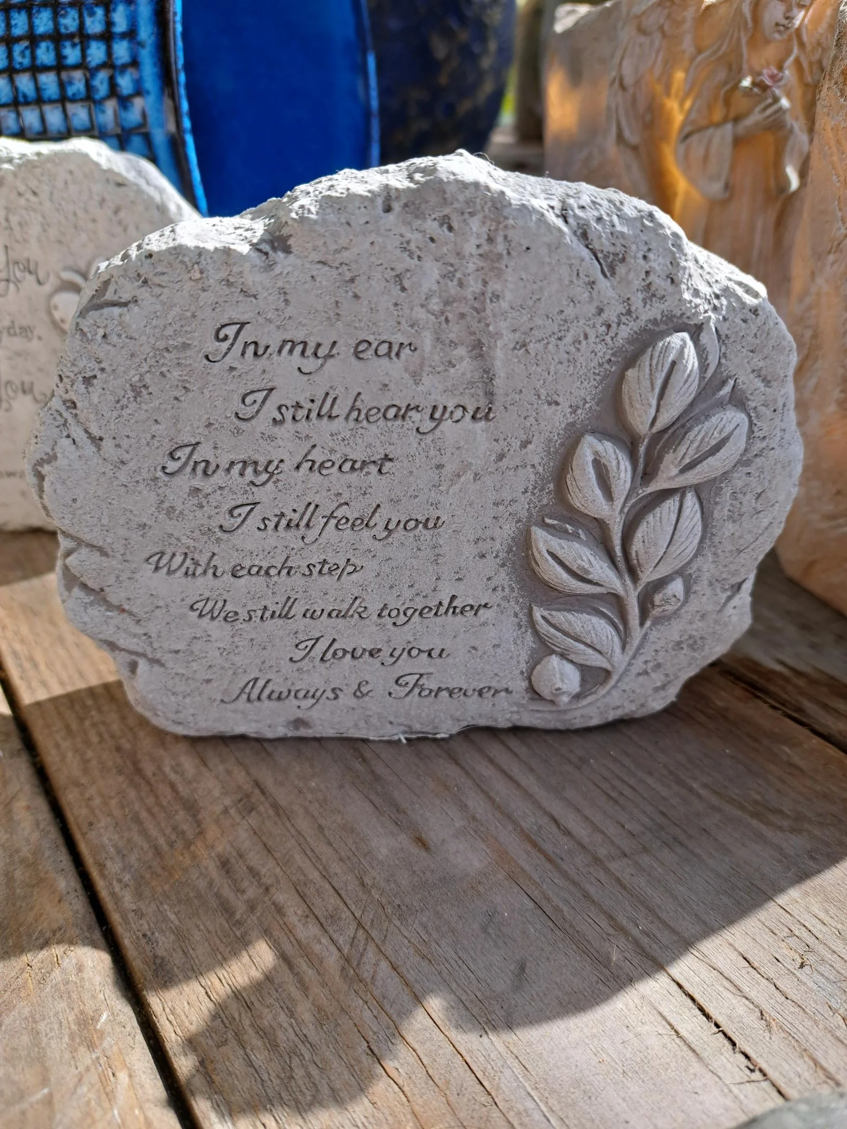 Memorial Plaque 'in my ear'