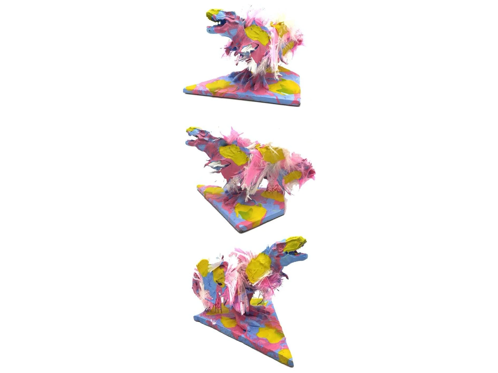 Rex #6

Acrylic paint and feathers on plastic.
Sold