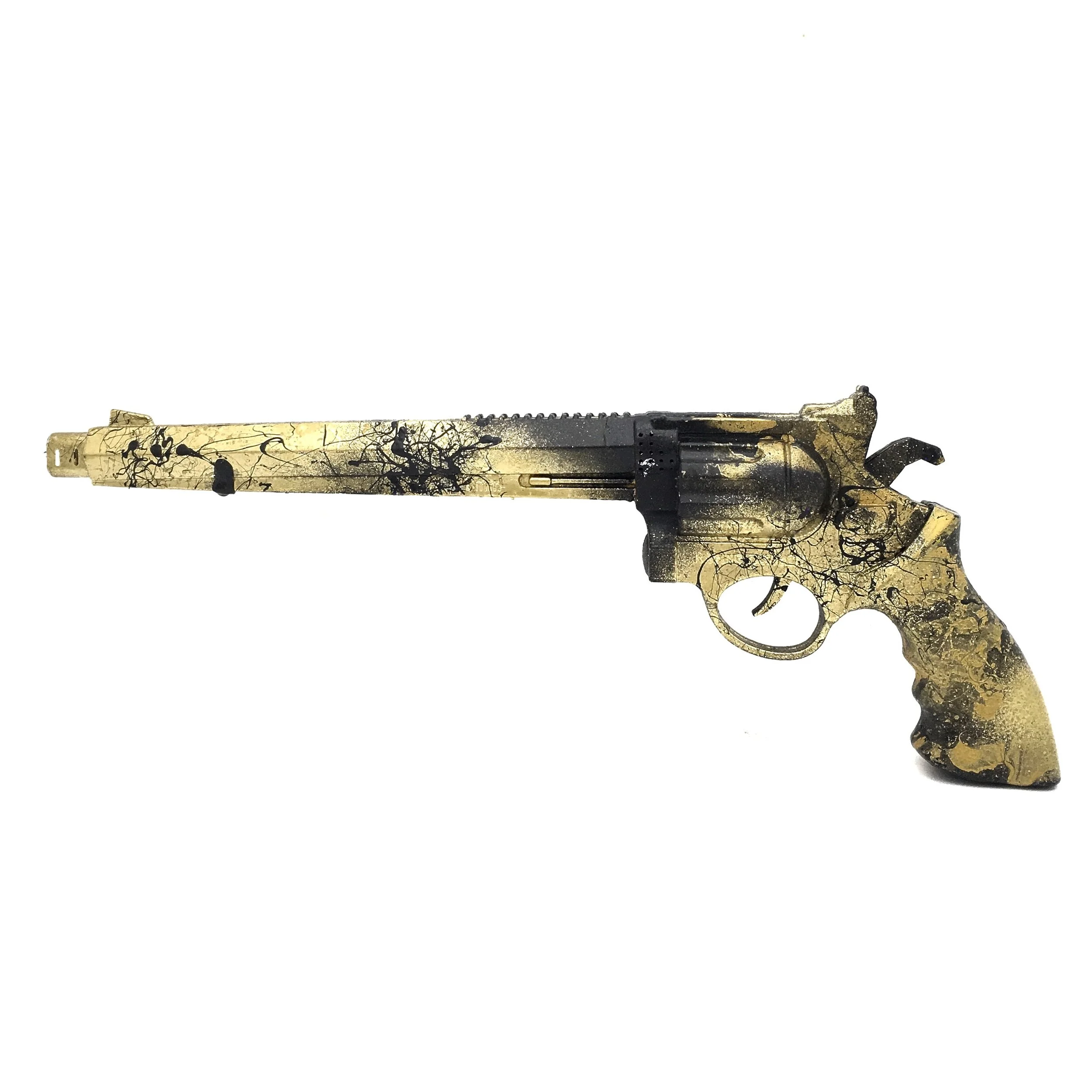 That Certain Female Gun:
 Acrylic, spray paint and varnish on plastic. 
45€
