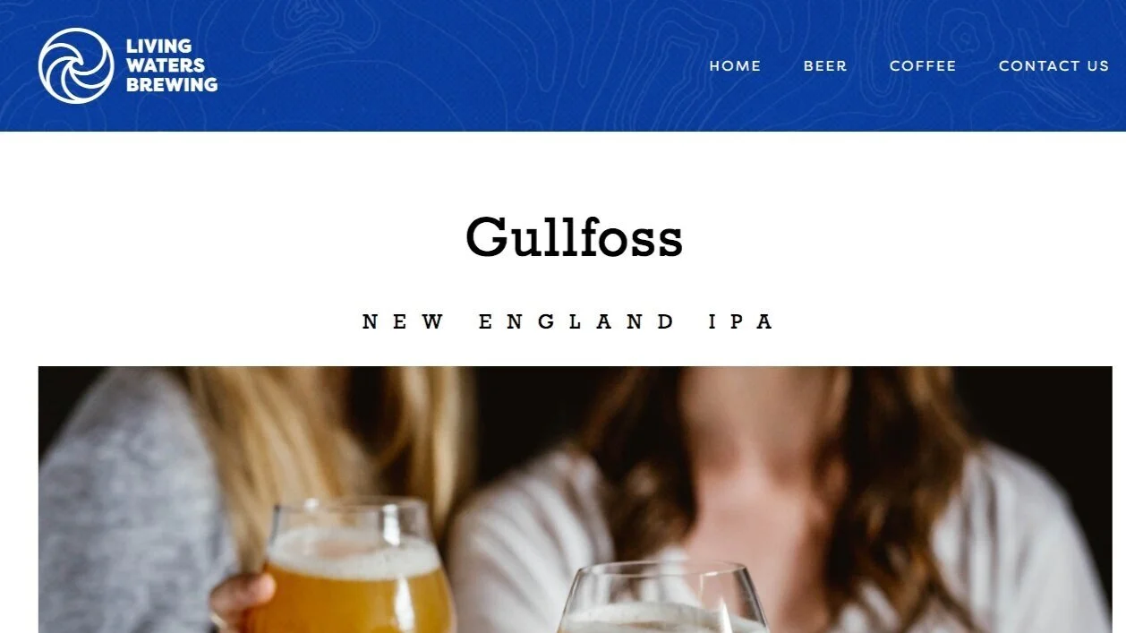 Living Waters Brewing Product Stories