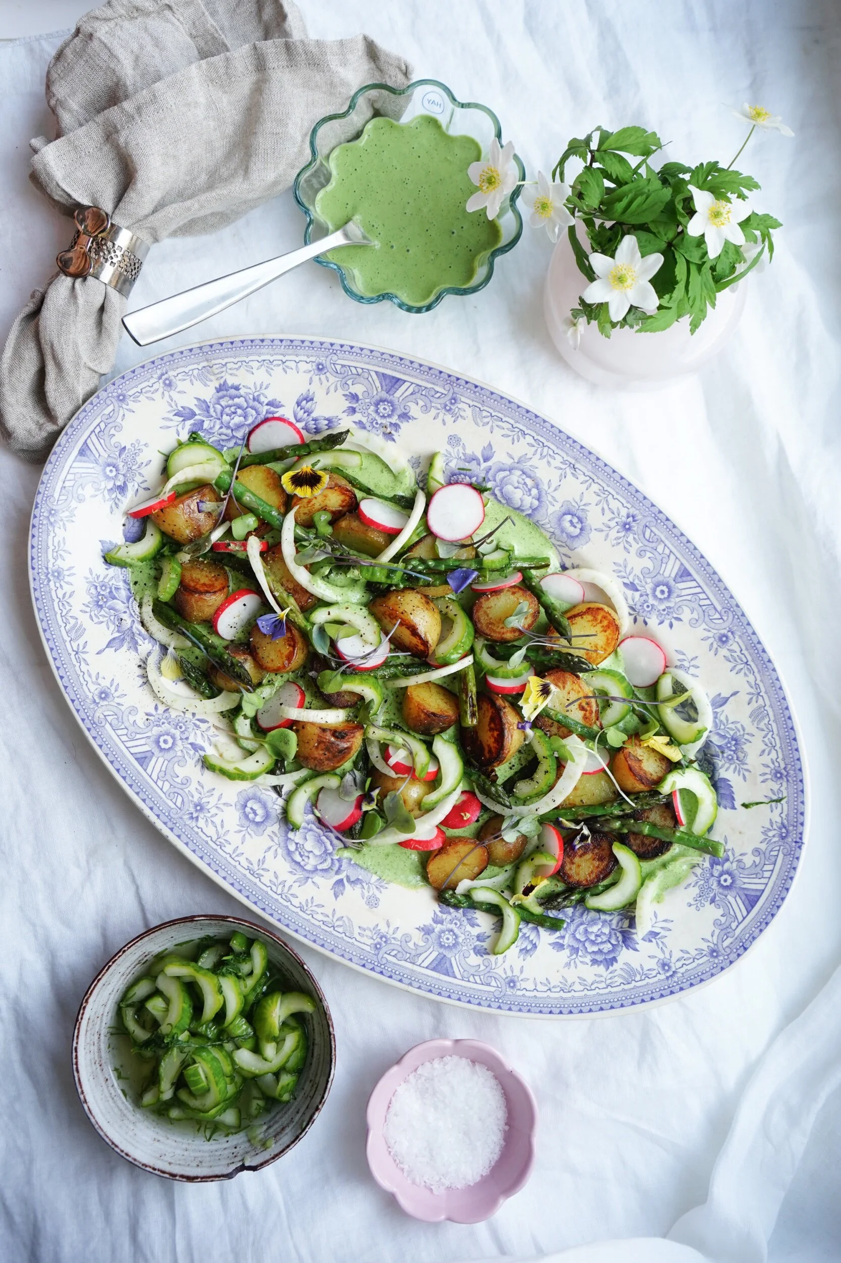 Vihreä perunasalaatti