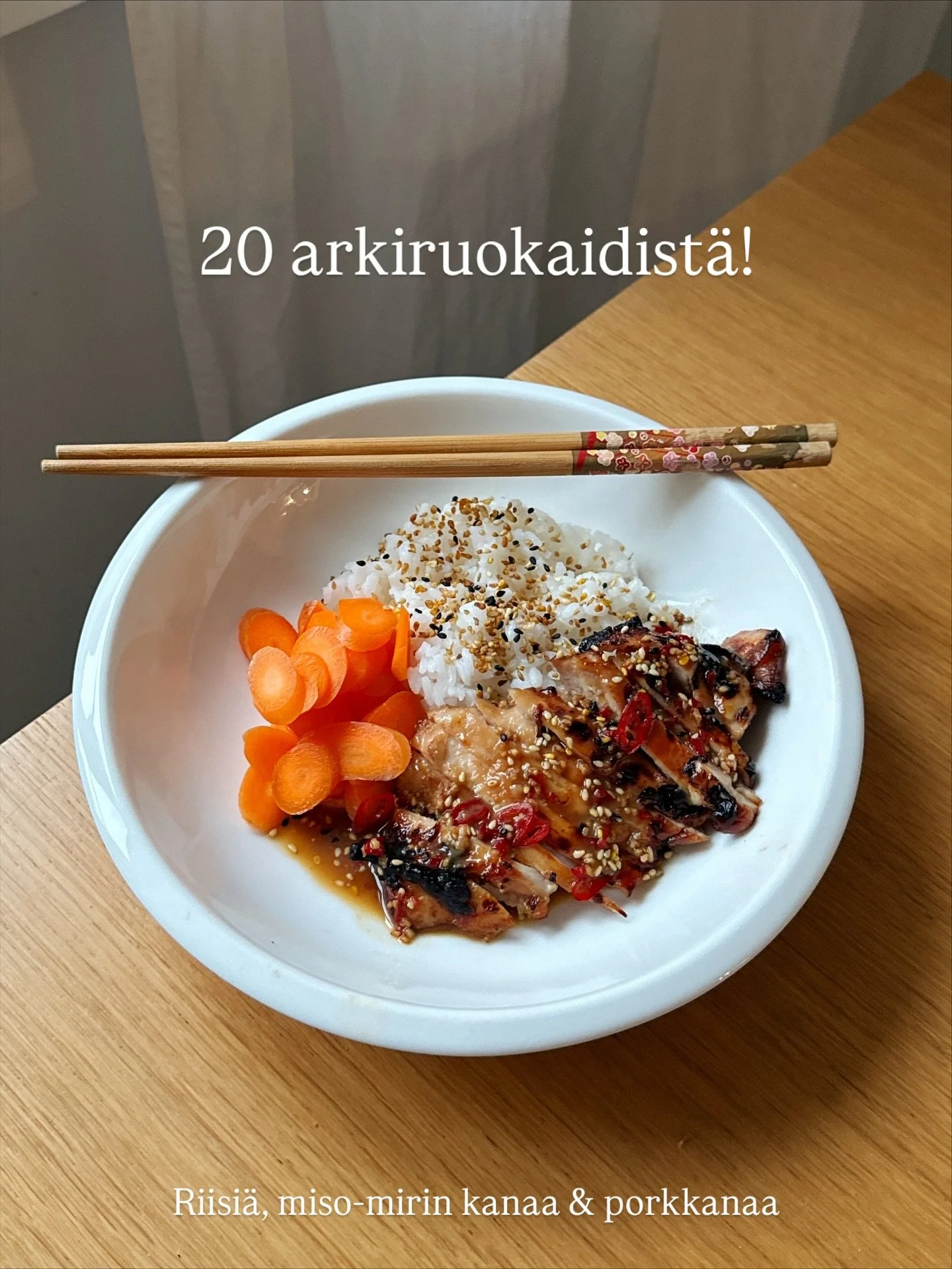 20 arkiruokaidistä.🍴Huomenna podissa vähintään yhtä monta lisää kun jaetaan meidän molempien arkivakkarit.