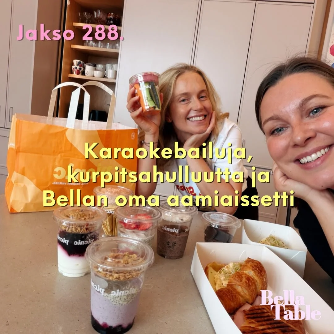 288. Karaokebailuja, kurpitsahulluutta ja Bellan oma aamiaissetti