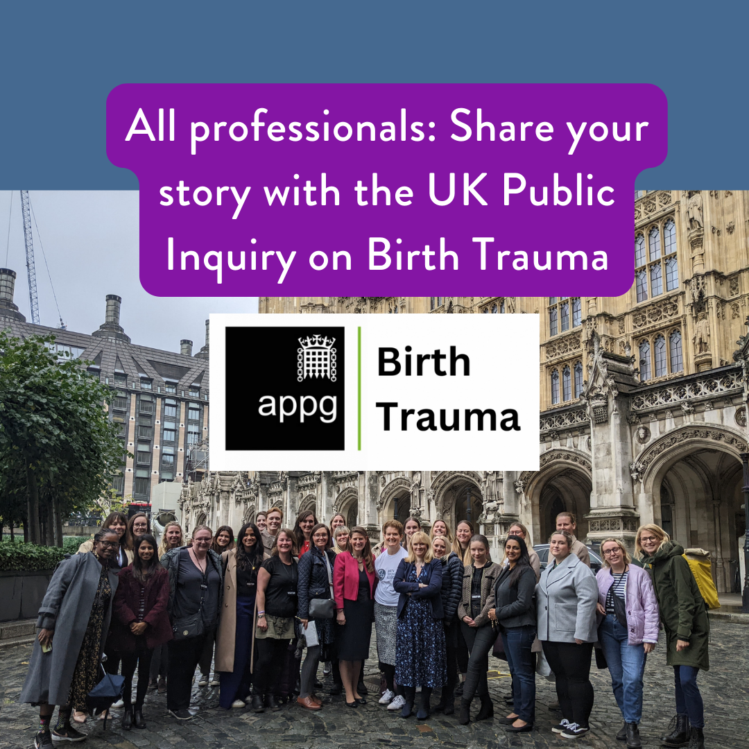 Calling all professionals: share your story on birth trauma
