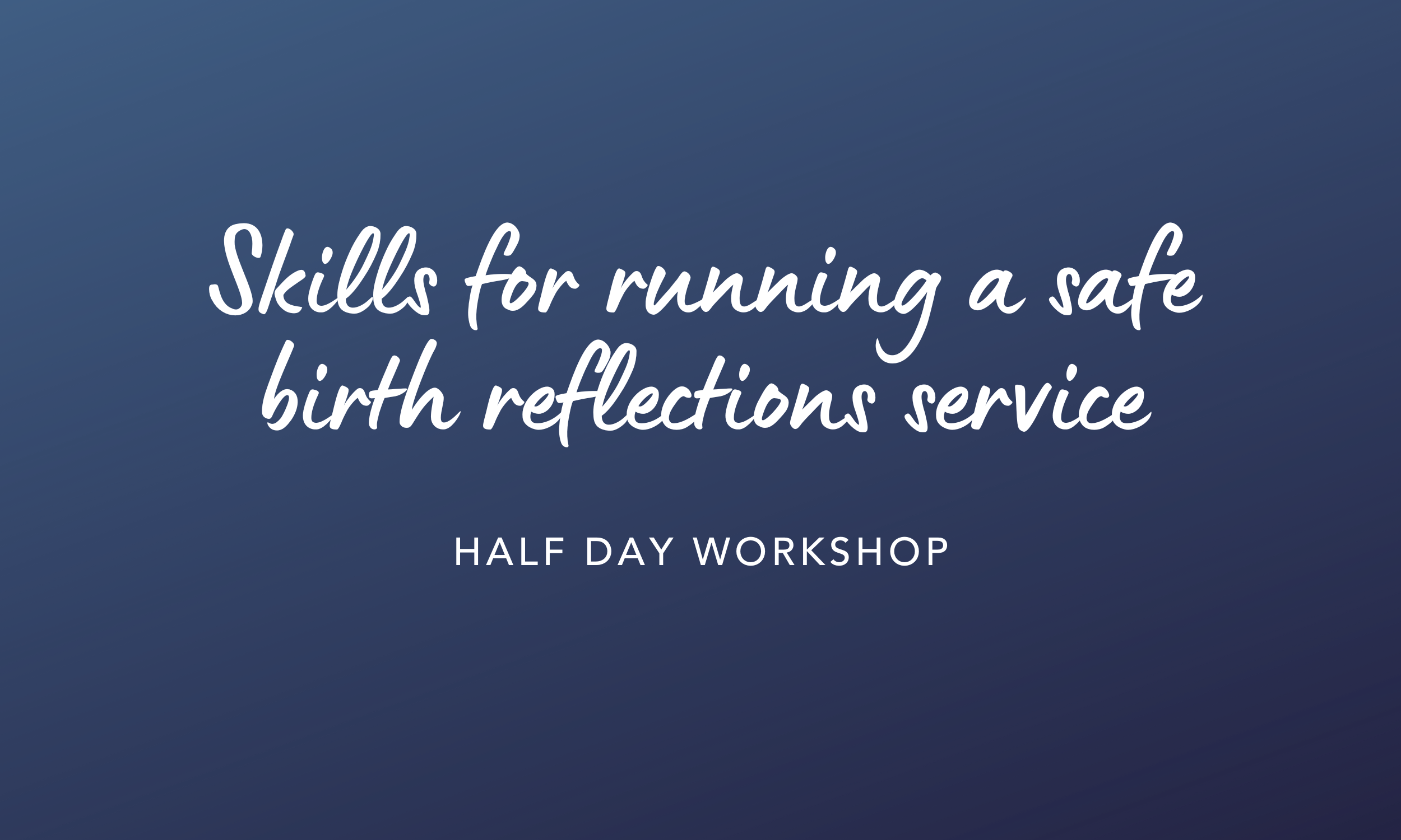 Birth Trauma Training For Professionals - Make Birth Better
