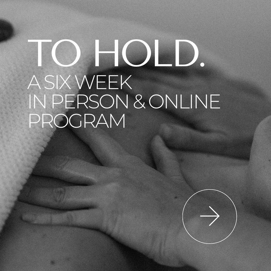 TO HOLD.

We are relaunching our Six week intensive treatment series to now include an Online Holistic Portal!

This portal will support you at home through your journey of transformation.

The To Hold - Six week program is designed for people wantin