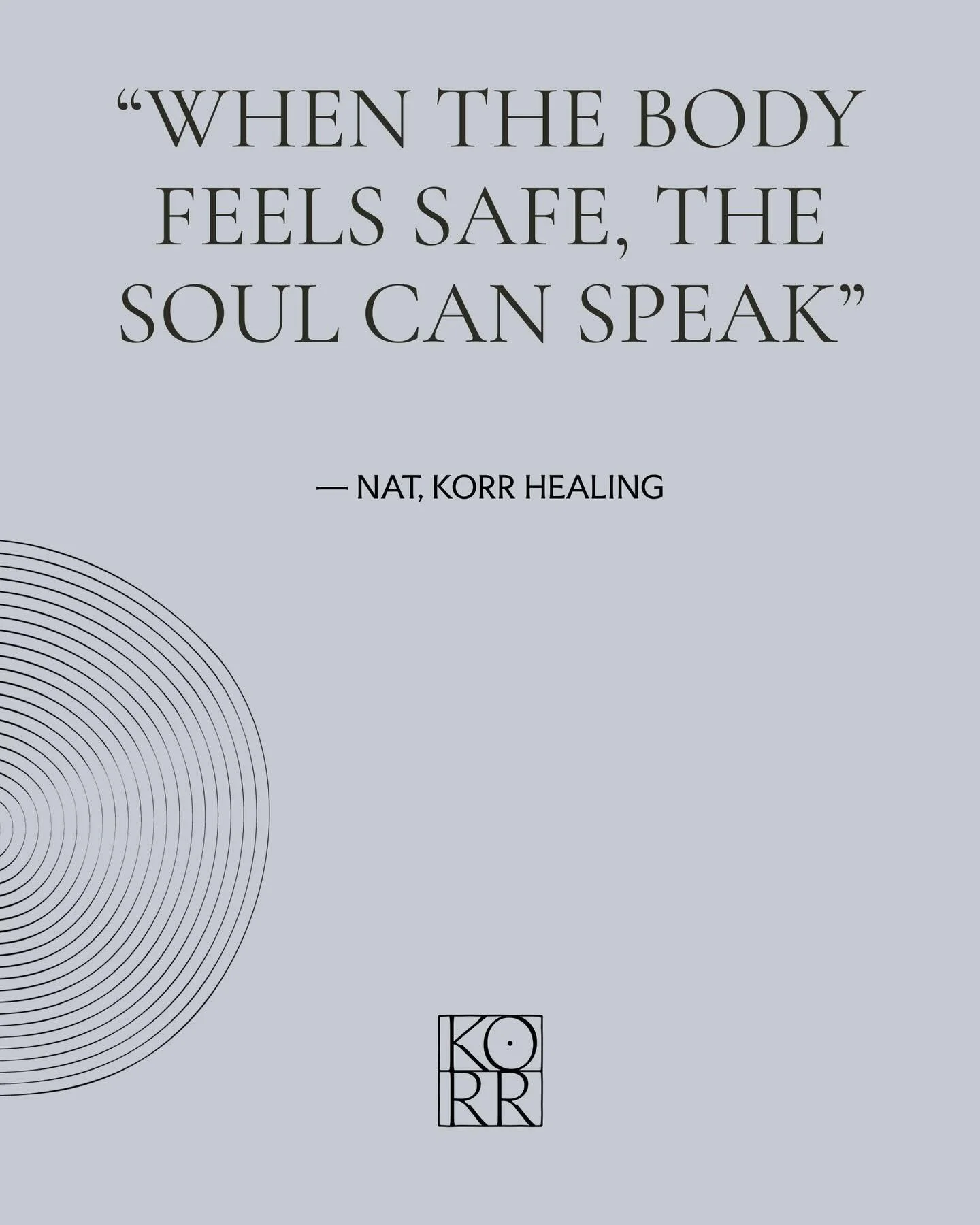 So much of my work begins here.
Not in the story. Not in the past.
In the body.

Safety changes everything.

#energyhealing #nervoussystemreset #korrhealing
#holistichealing