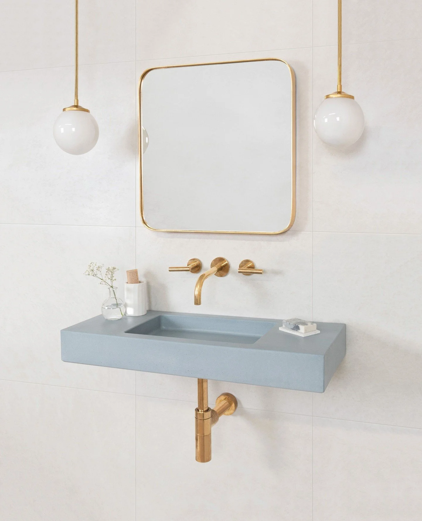 Cloud-like calm 💭⁠
⁠
Our Pitch basin in Mineral brings a sense of serenity to any space. Effortlessly refined, it becomes a subtle statement of quiet, unique elegance.⁠
⁠
🎨 Available in 28 stunning colours⁠
🫶 Handmade in the UK⁠
🌍 Shipped worldwi