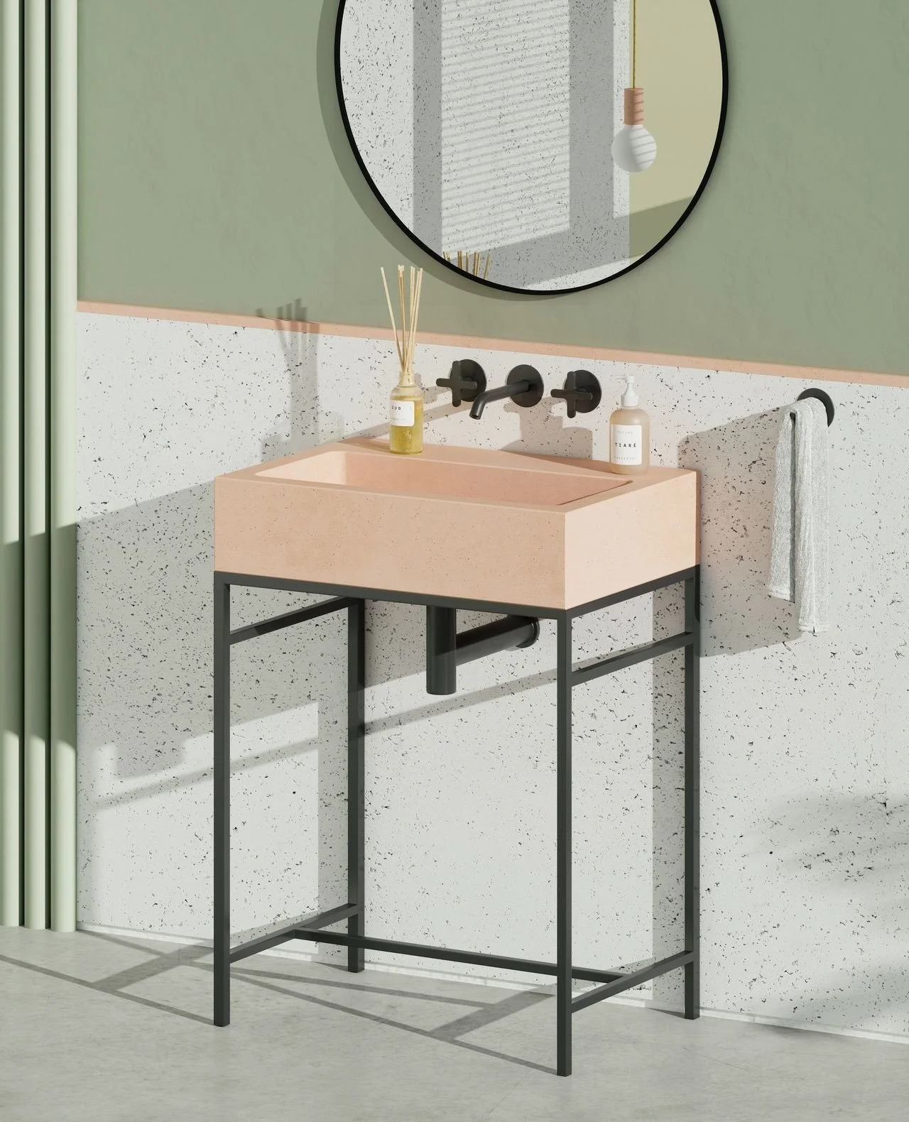Sunlight and a gentle playlist &ndash; the perfect start to the day! 🌞⁠
⁠
With its clean lines and spacious form, the Jura basin is designed⁠
for those grounding morning rituals; refreshing, and beautifully⁠
simple.⁠
⁠
🎨 Available in 28 stunning co