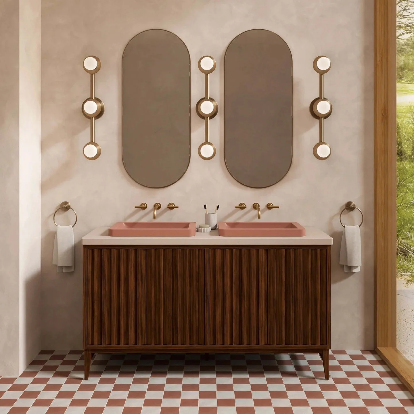 ✨ Introducing ESTI ✨⁠
⁠
Refining concrete into quiet sophistication, our NEW Esti basin brings clean lines, sculpted edges and versatile installation options to contemporary bathroom design. Featuring an integrated overflow and suitable for both drop