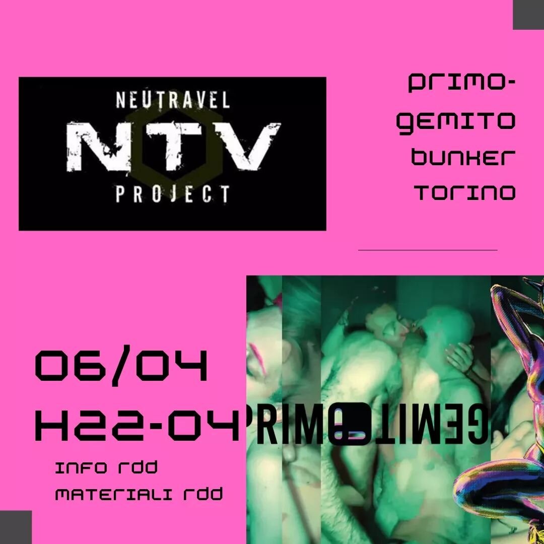 Questo sabato neutravel raddoppia!!!🎊

Sabato 6 aprile dalle 22 alle 04 ci trovate @bunkertorino insieme a @pin_torino al party di @sec0nd0gemit0❤

Venite a trovarci per info e materiali rdd e tutti i nostri servizi!🧪