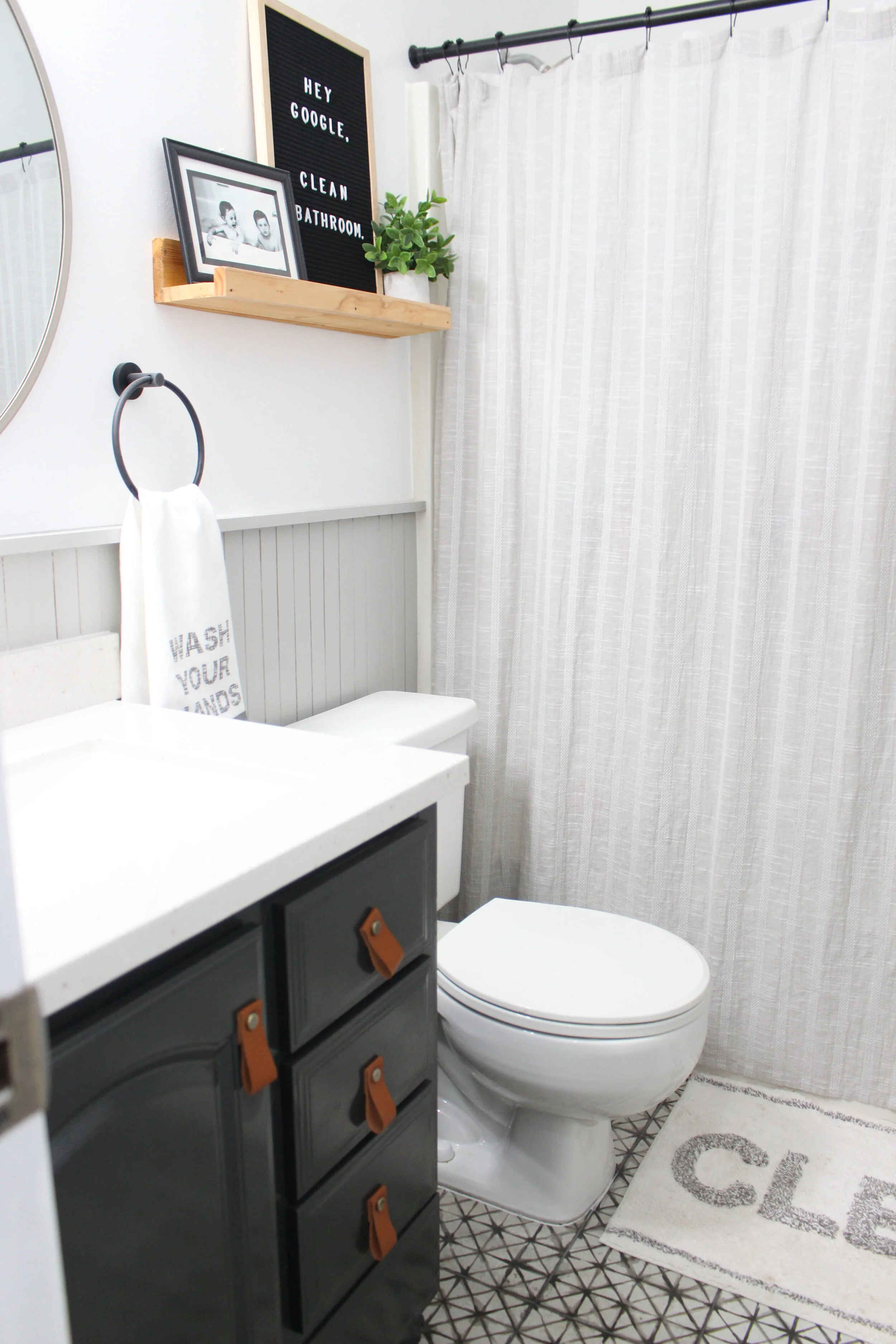 Project Home base: Kid + Guest Bathroom Reveal