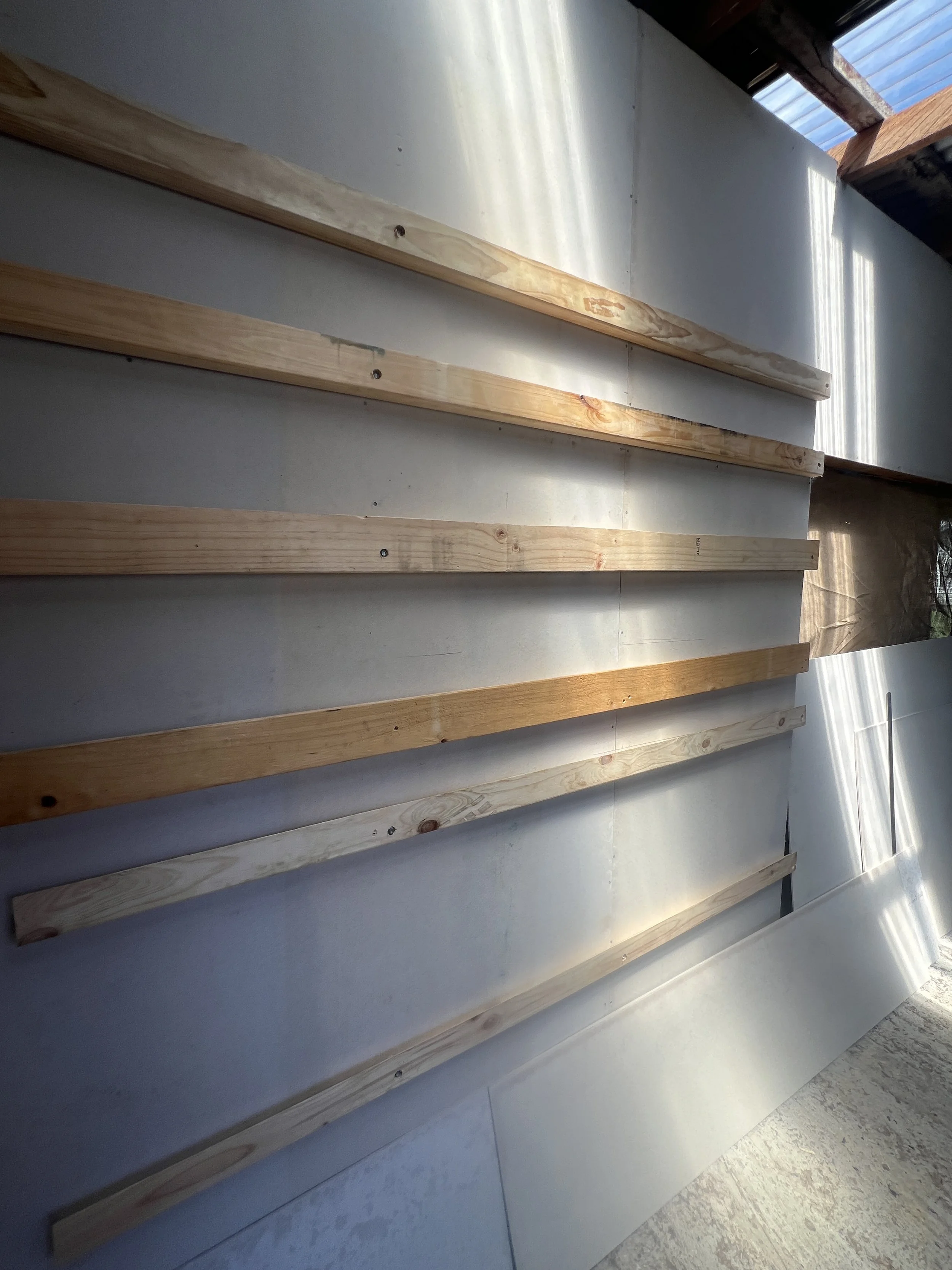 Studio renovation progress