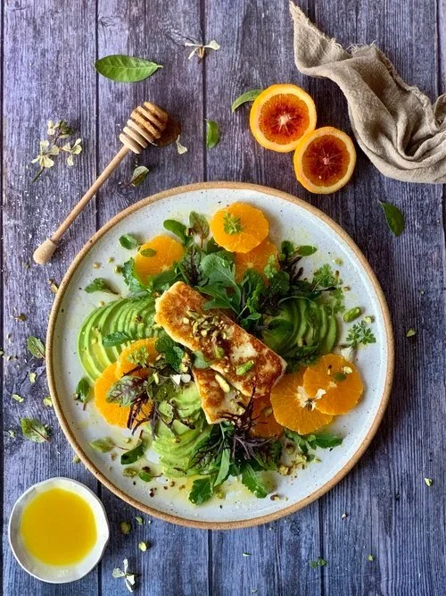 dressing for orange salad Blood Orange Vinaigrette Salad Dressing