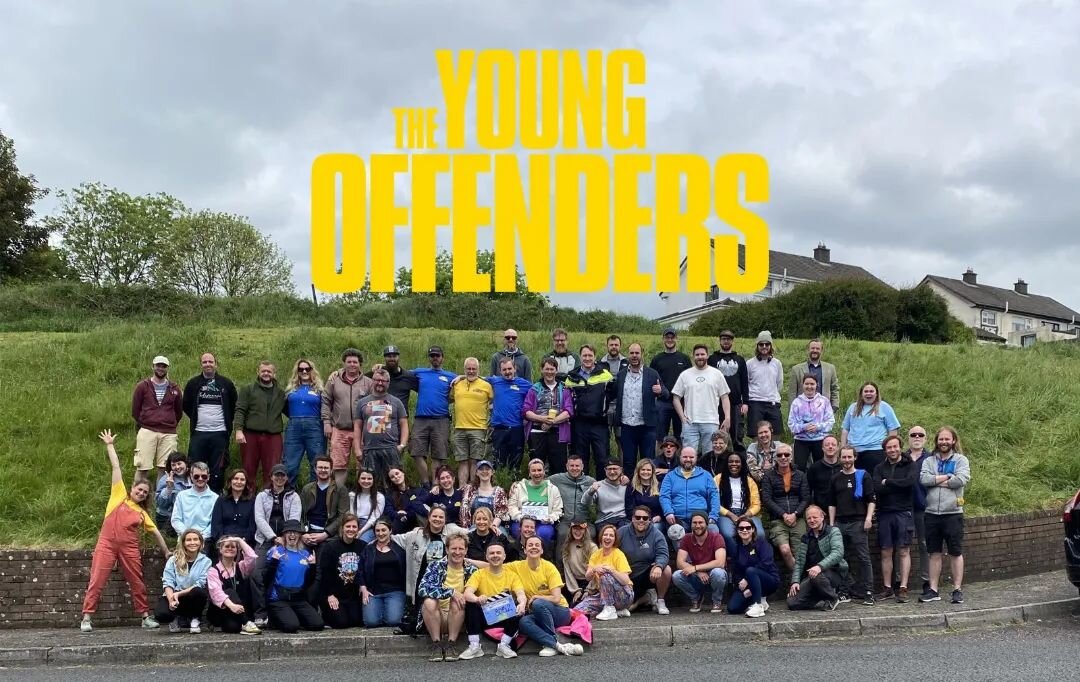 AND THAT IS A WRAP!
It's been a joy to work with everyone again for season 4 of The Young Offenders. 
Thanks to the cast for bringing the characters to life, to the incredible work of the crew, to the people of Cork for being so welcoming and support