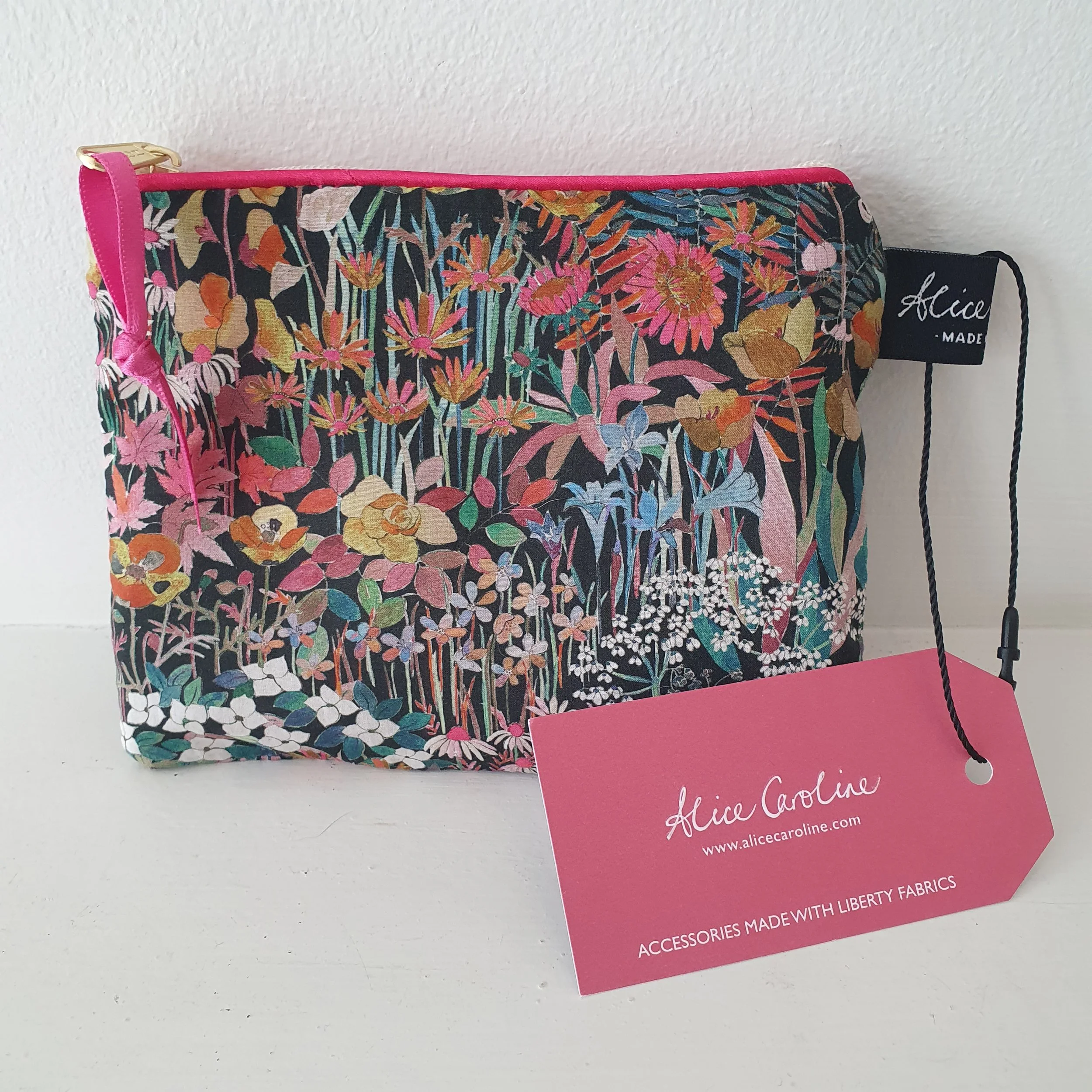 Small Liberty Print Purse - 'Faria Flowers'
