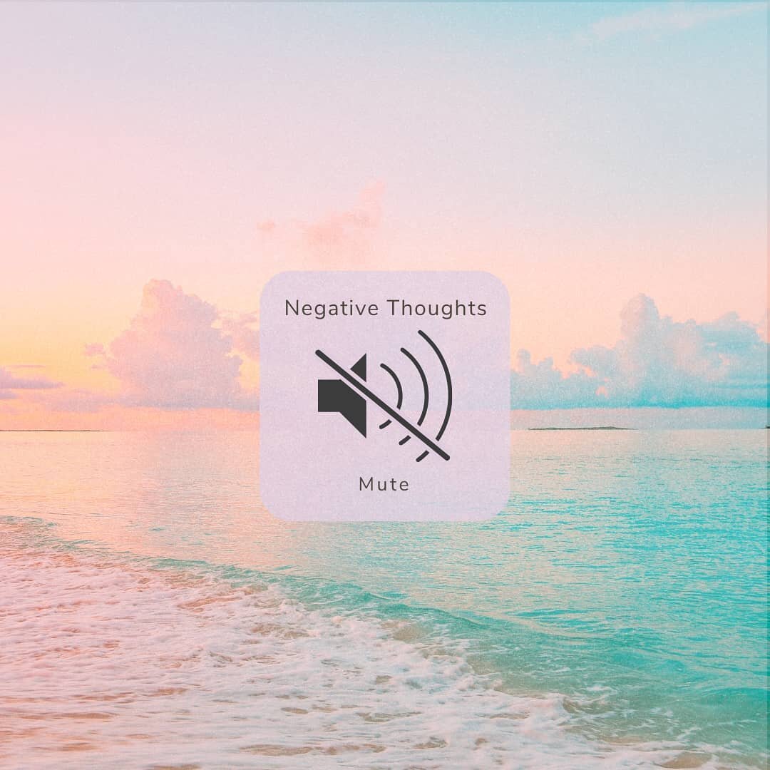 Turn the volume off on those negative thoughts 🔇

We're all guilty of allowing negativity to creep in every now and then, whether it's coming from external sources or internally. 

So how do you push past the negative thoughts and keep moving forwar