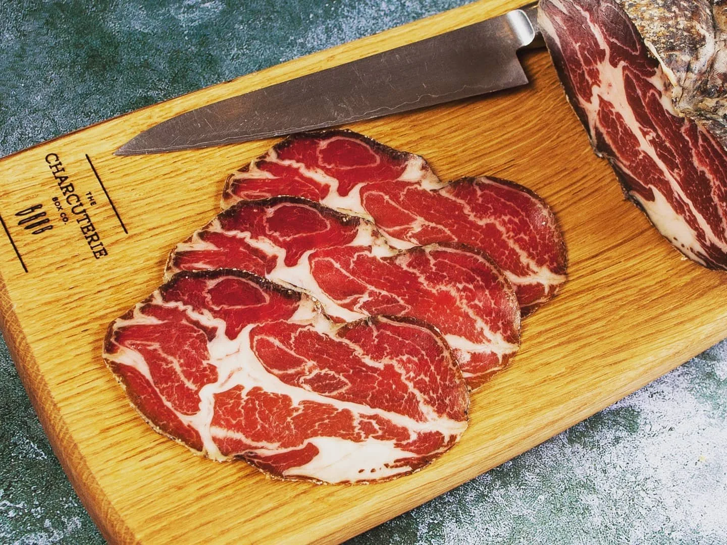 Chestnut Smoked Coppa - Tempus Charcuterie, Surrey