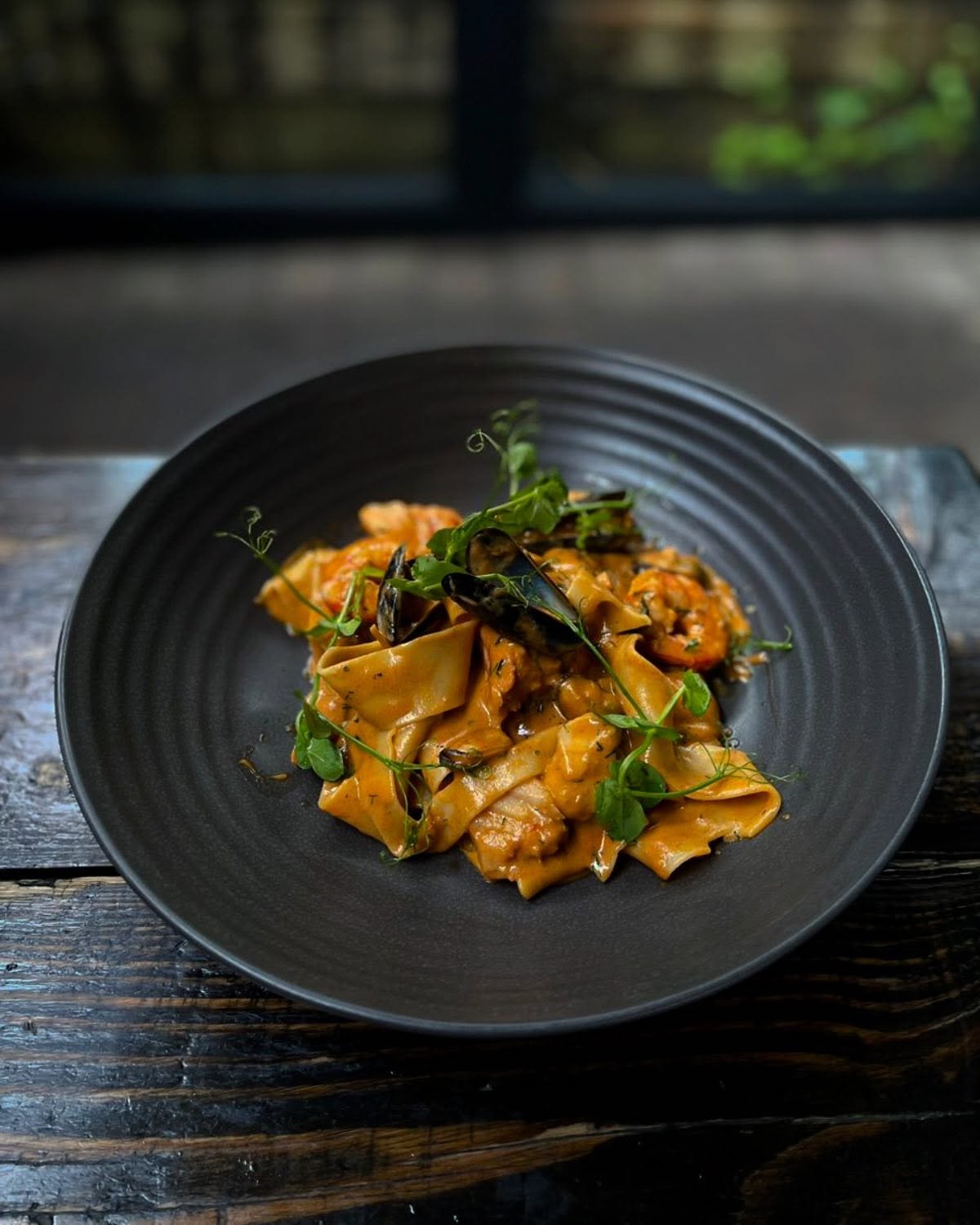 Chef&rsquo;s Special 👨&zwj;🍳
Seafood Pasta of Mussel, Salmon, Smoked Haddock &amp; Cod, Cooked in Rich Prawn Bisque
#buffaloboy #buffaloboysteakhouse #carrickonshannon #leitrim #roscommon #rivershannon
