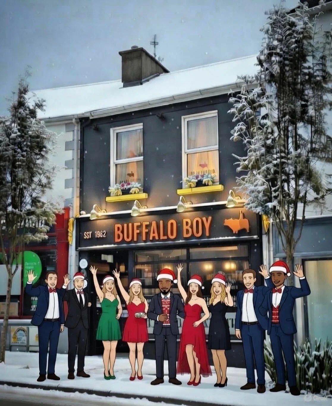 Apologies to all our customers, we had to close today due to our Christmas🎄Party 🎉 Night for the Buffalo Boy Team!!
We need one after that Christmas 🍷🍾🥩
Back open again as usual on Wednesday, looking forward to 2026 🫶🏼
#buffaloboy #carrickonsh