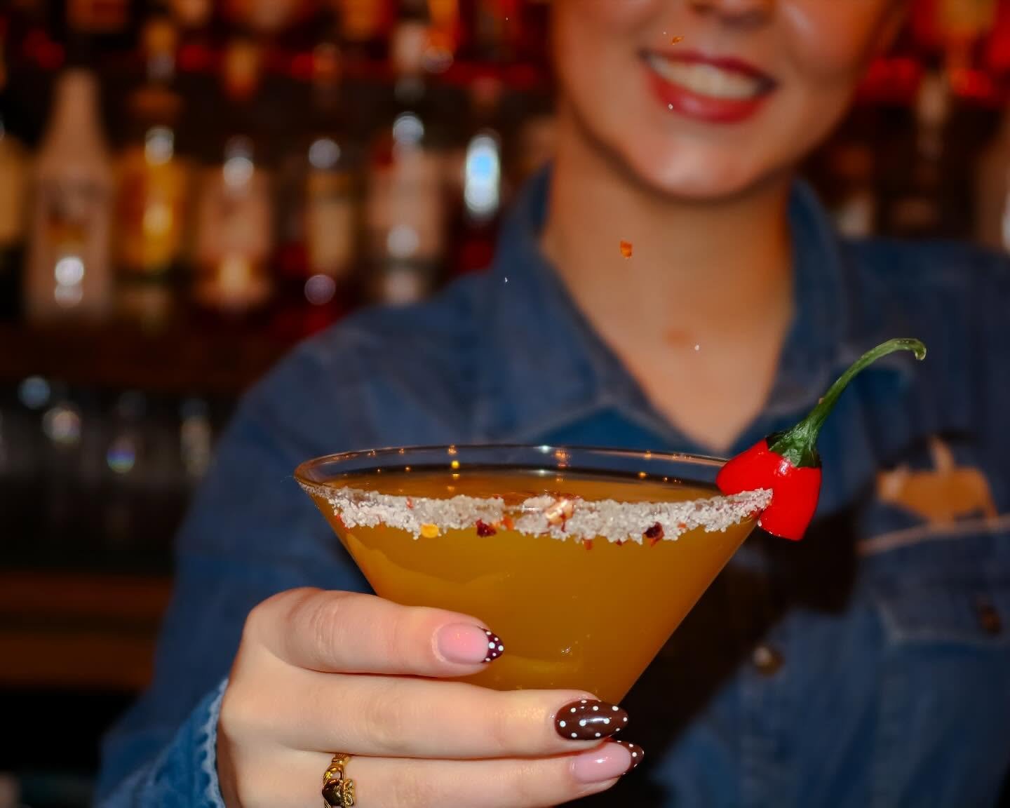 &ldquo;Mango Inferno&rdquo; 🔥 Tequila, triple sec, lime, mango syrup &amp; chili 🌶️
Mixed &amp; Imagined by @jodielupton1 
📸 by @amber_harte16 
#buffaloboy #carrickonshannon #leitrim #roscommon