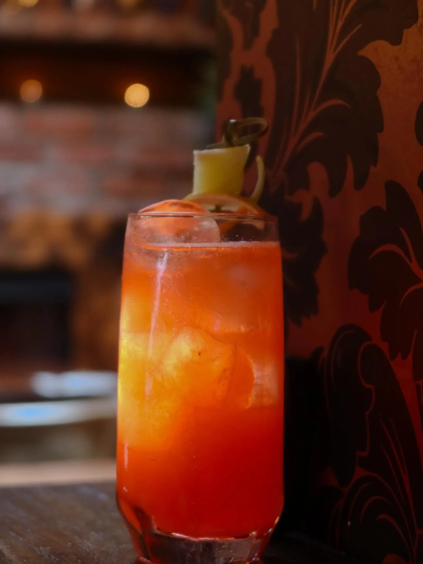 Passion Passista 🍹🍸 Imagined &amp; Created by @niamh.reynolds_ 
📸 by @amber_harte16 
Bacardi, Strawberry Liqueur, Passionfruit, Pineapple, Palo Santo Cordial &amp; Lemon
#buffaloboy #carrickonshannon #leitrim #roscommon