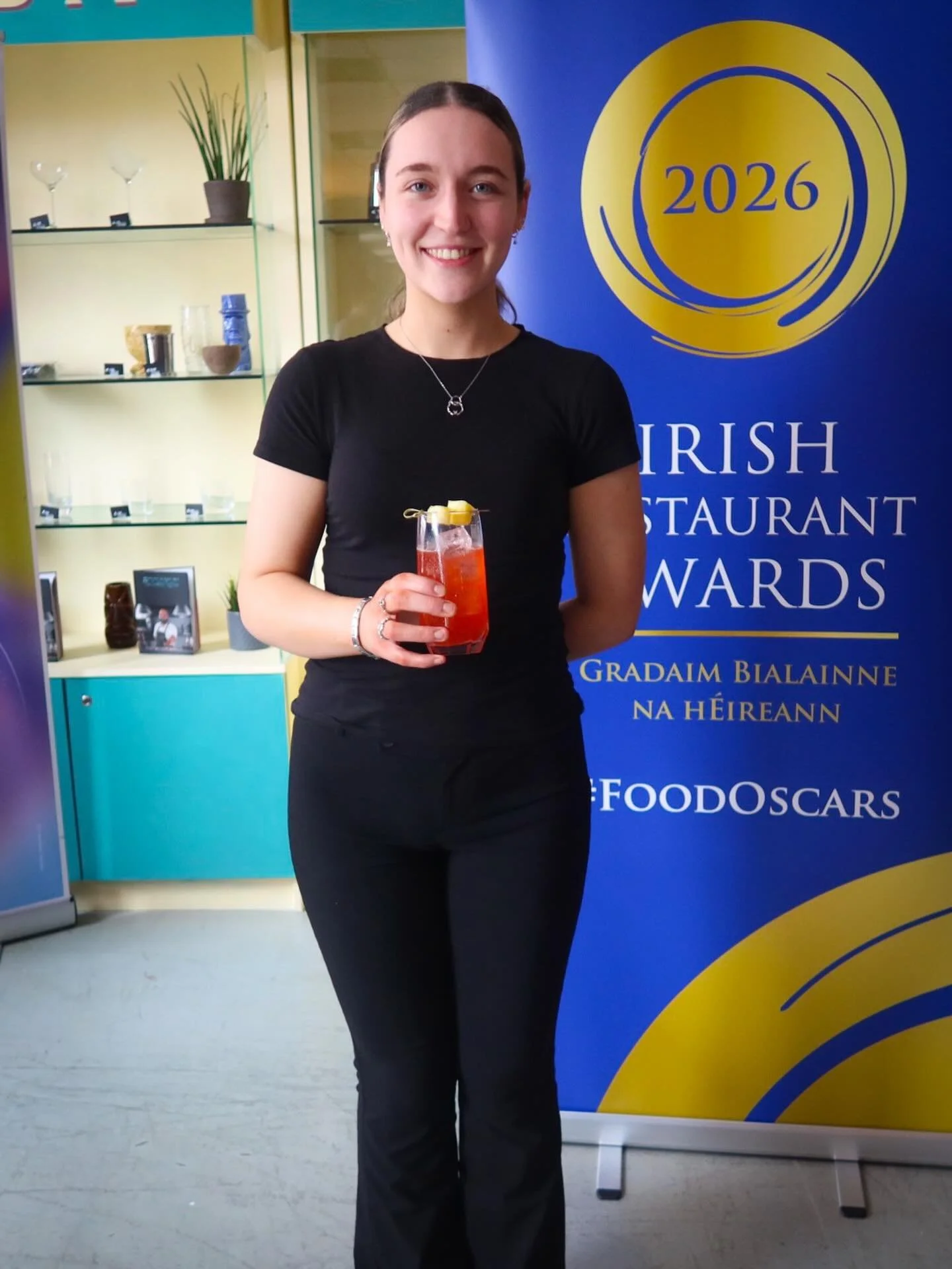 We are all Very Proud of @niamh.reynolds_ who Competed this Week in the @monin_ireland Cup 🏆 as part of @irishrestawards ! 
She Competed against the Best of the Best Mixologists in the Country! 🍸🍹🙌 
Niamh&rsquo;s Cocktail, &ldquo;Passion Passista