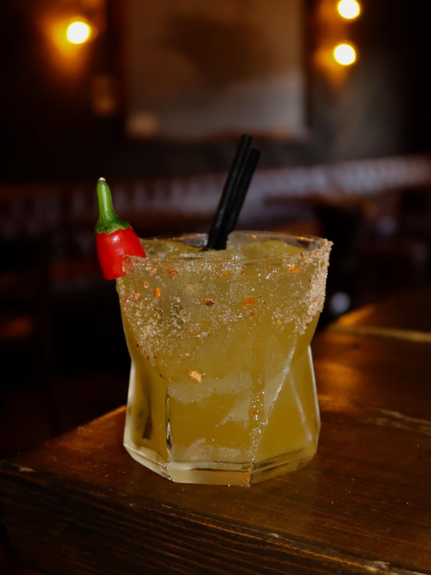 Pineapple Picante ~ Spiced Rum, Pineapple Puree, Lime Sugar &amp; Chili 🌶️ 
Imagined, Mixed &amp; 📸 by @jodielupton1 
#buffaloboy #carrickonshannon #leitrim #roscommon