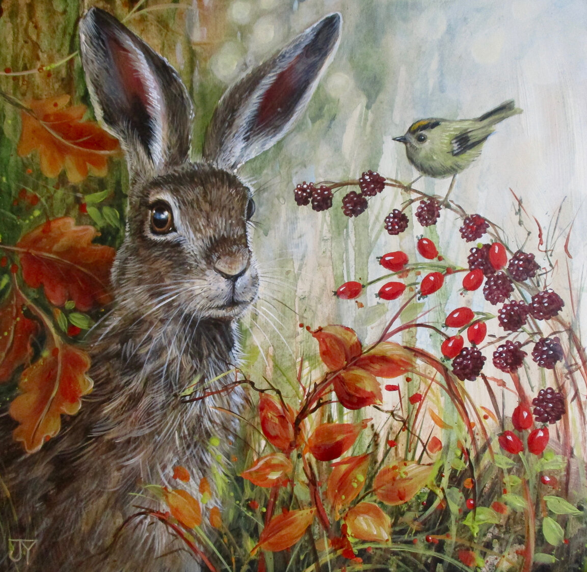 Autumn Berry Hare 