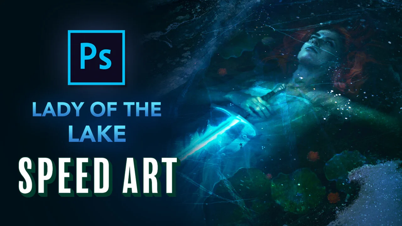 Creating EXCALIBUR! in Photoshop - Fantasy Speed Art