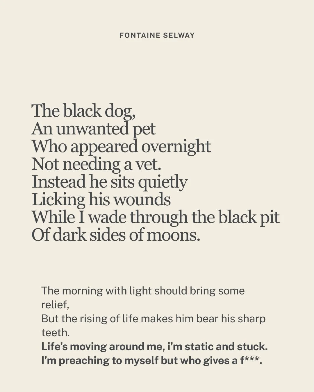 #SpokenWord #BlackDog #spokenwordartist
